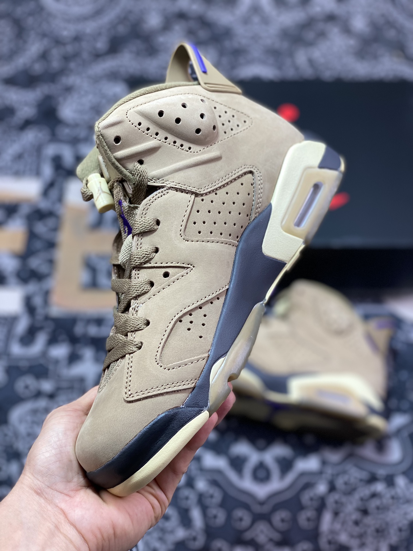 Best Original Air Jordan AJ6 Retro Waterproof Brown FD1643-300