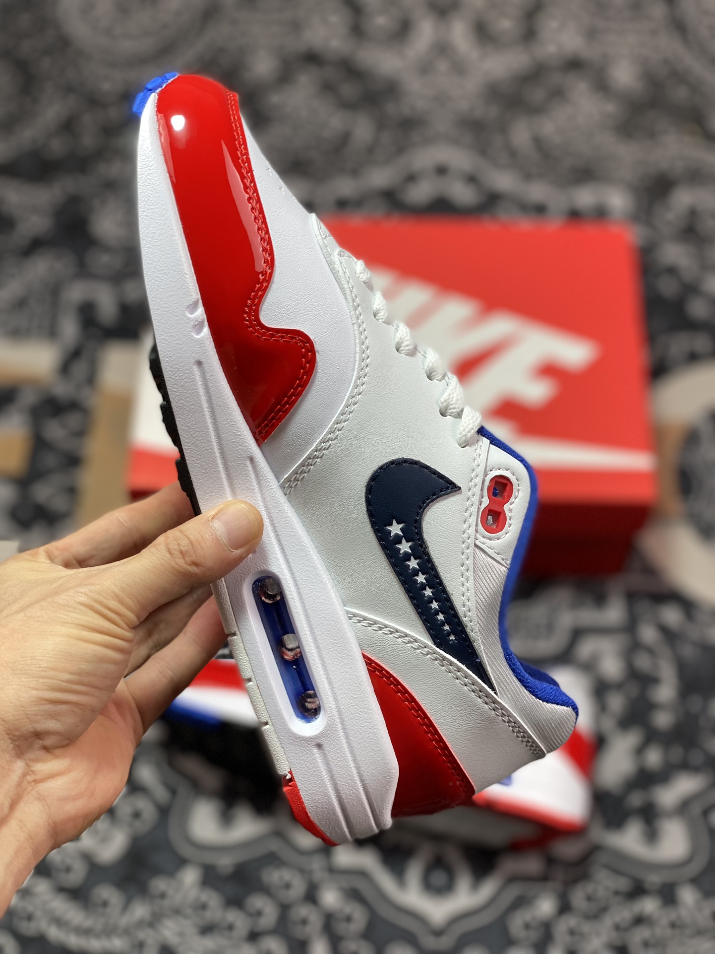 220 Nike  Air Max Impact 3 '1 USA 白红蓝 FB9152-100