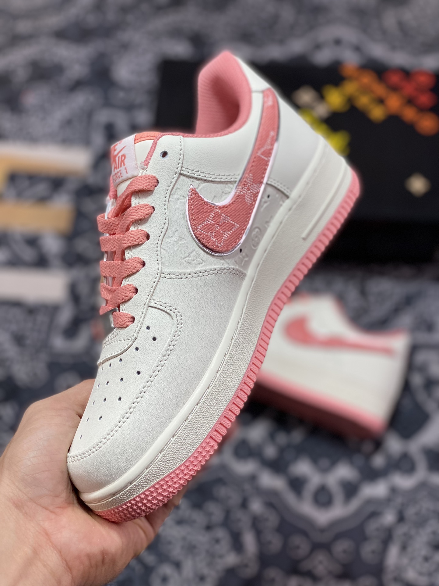 220 Air Force 1 '07 Low LV白粉印花 LV0506-088