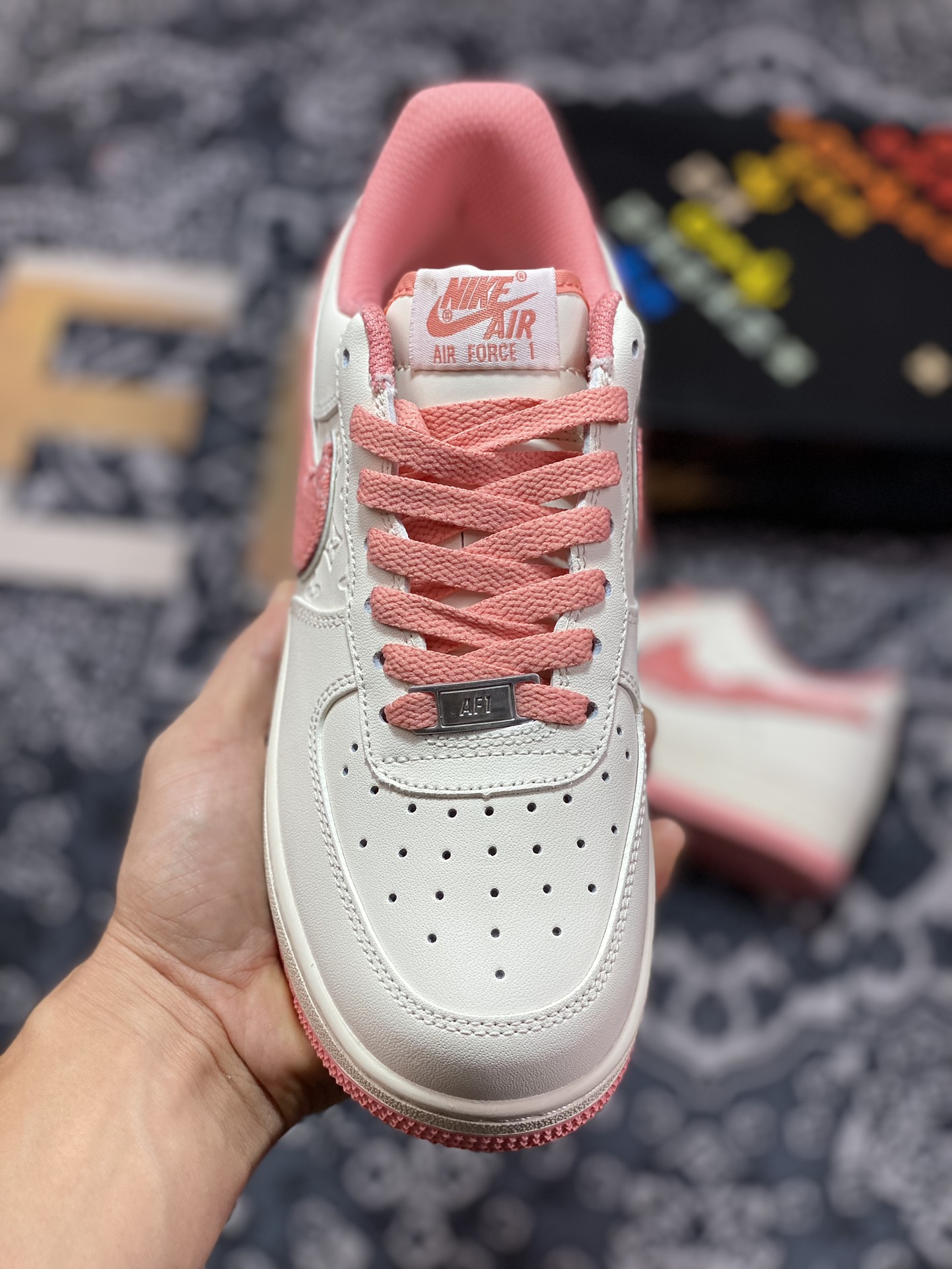 220 Air Force 1 '07 Low LV白粉印花 LV0506-088