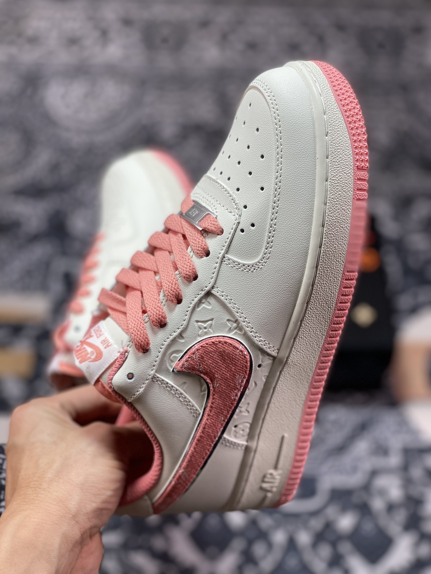 220 Air Force 1 '07 Low LV白粉印花 LV0506-088