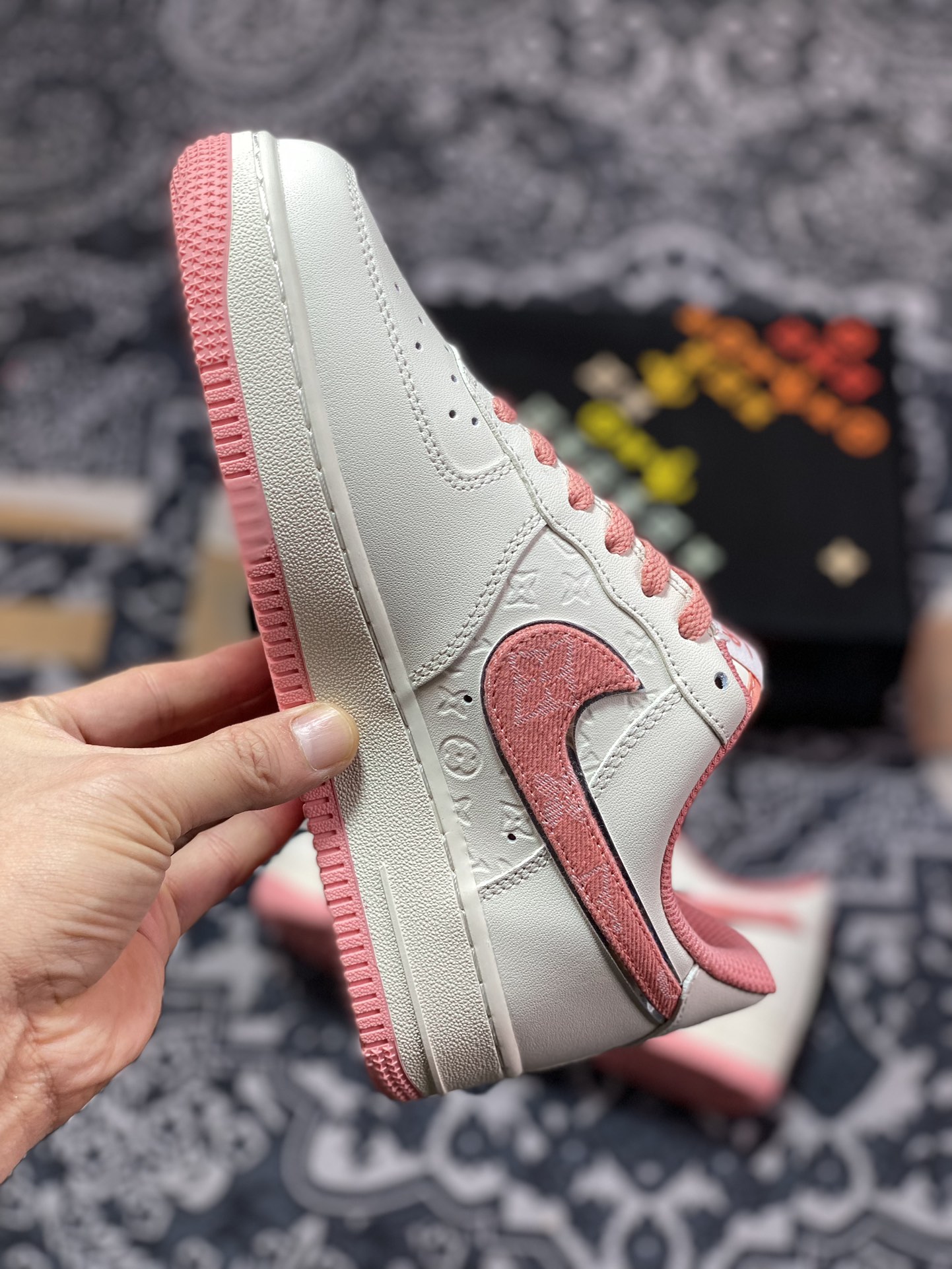 220 Air Force 1 '07 Low LV白粉印花 LV0506-088