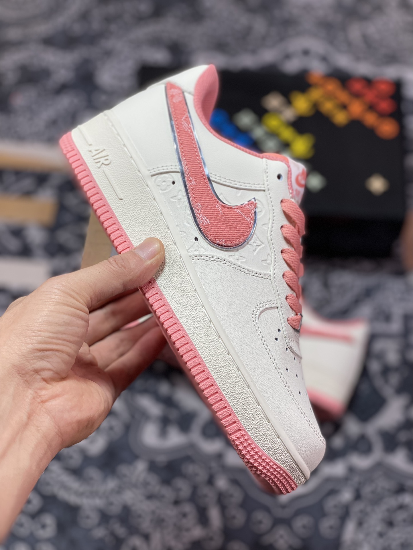 220 Air Force 1 '07 Low LV白粉印花 LV0506-088