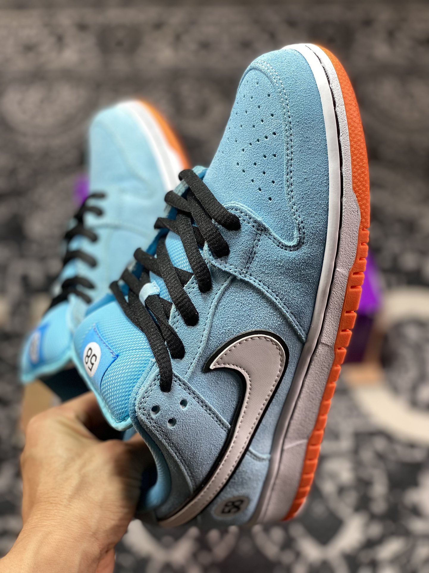 220 Nike  Dunk SB Low Pro "Blue Chill" 海湾赛车蓝白 低帮休闲运动板鞋BQ6817-401