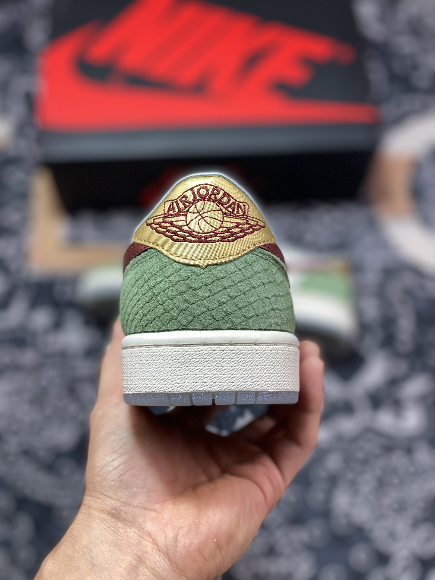 200 Air Jordan 1 Low 龙年限定 白绿红 FN3727-100