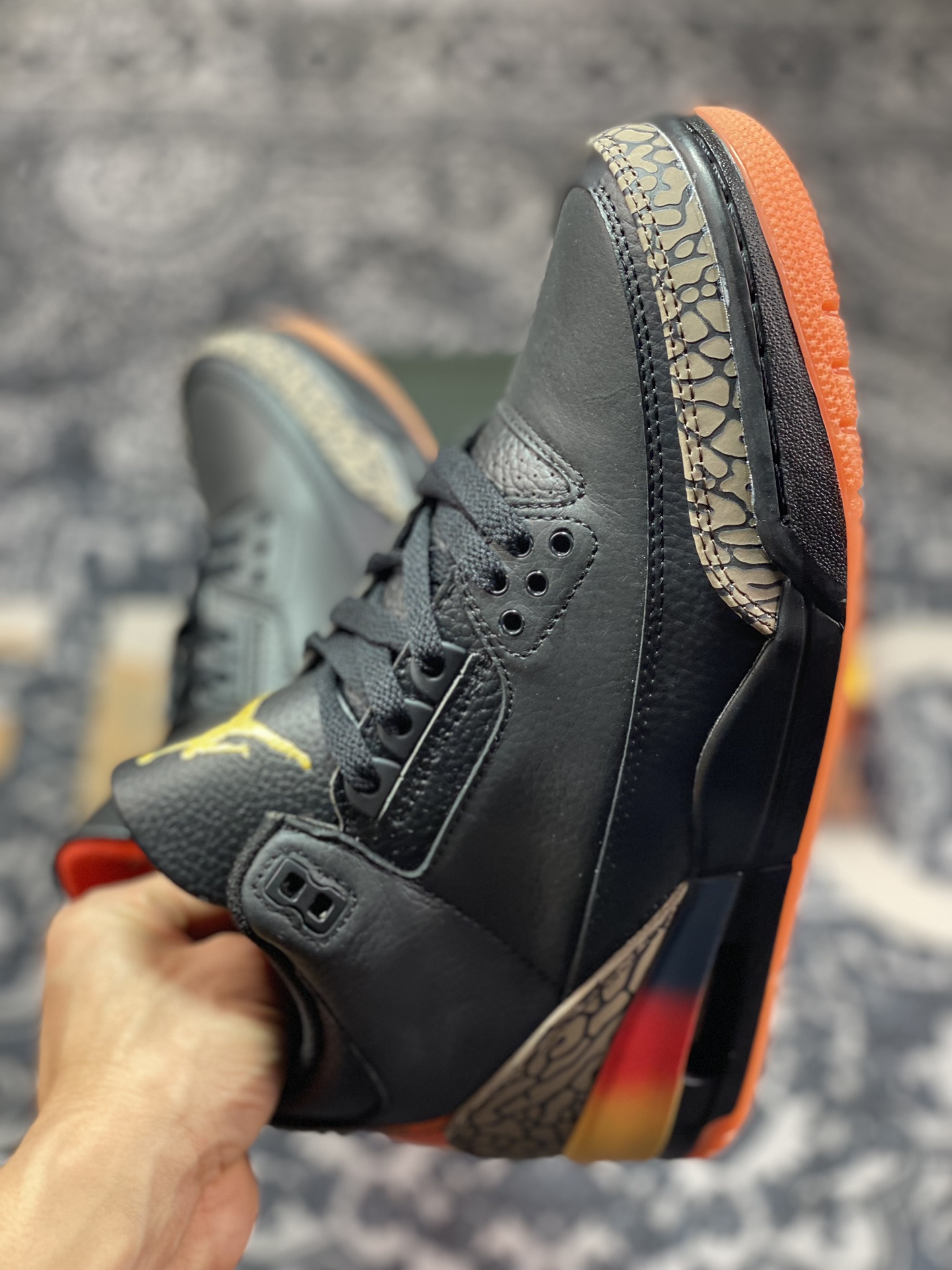 240 原厂级别Air Jordan 3 Retro AJ3 乔3彩虹渐变  FN0344-001