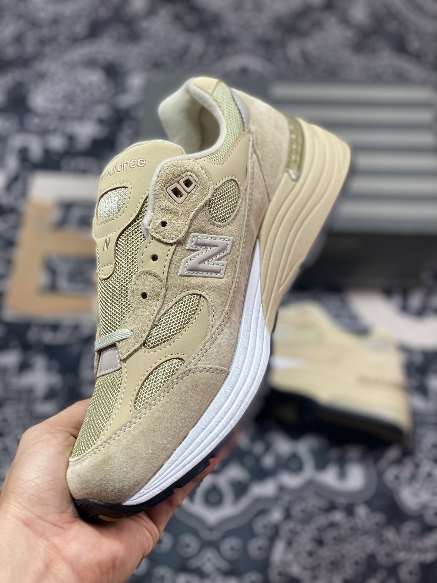 280 New Balance Made in USA M992系列美产跑步鞋““=土沙黄白”M992TN