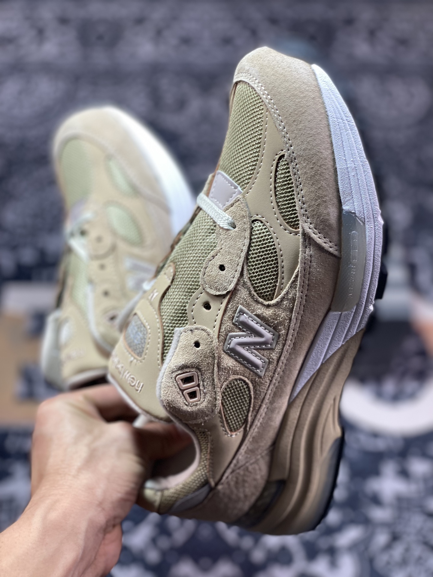 280 New Balance Made in USA M992系列美产跑步鞋““=土沙黄白”M992TN