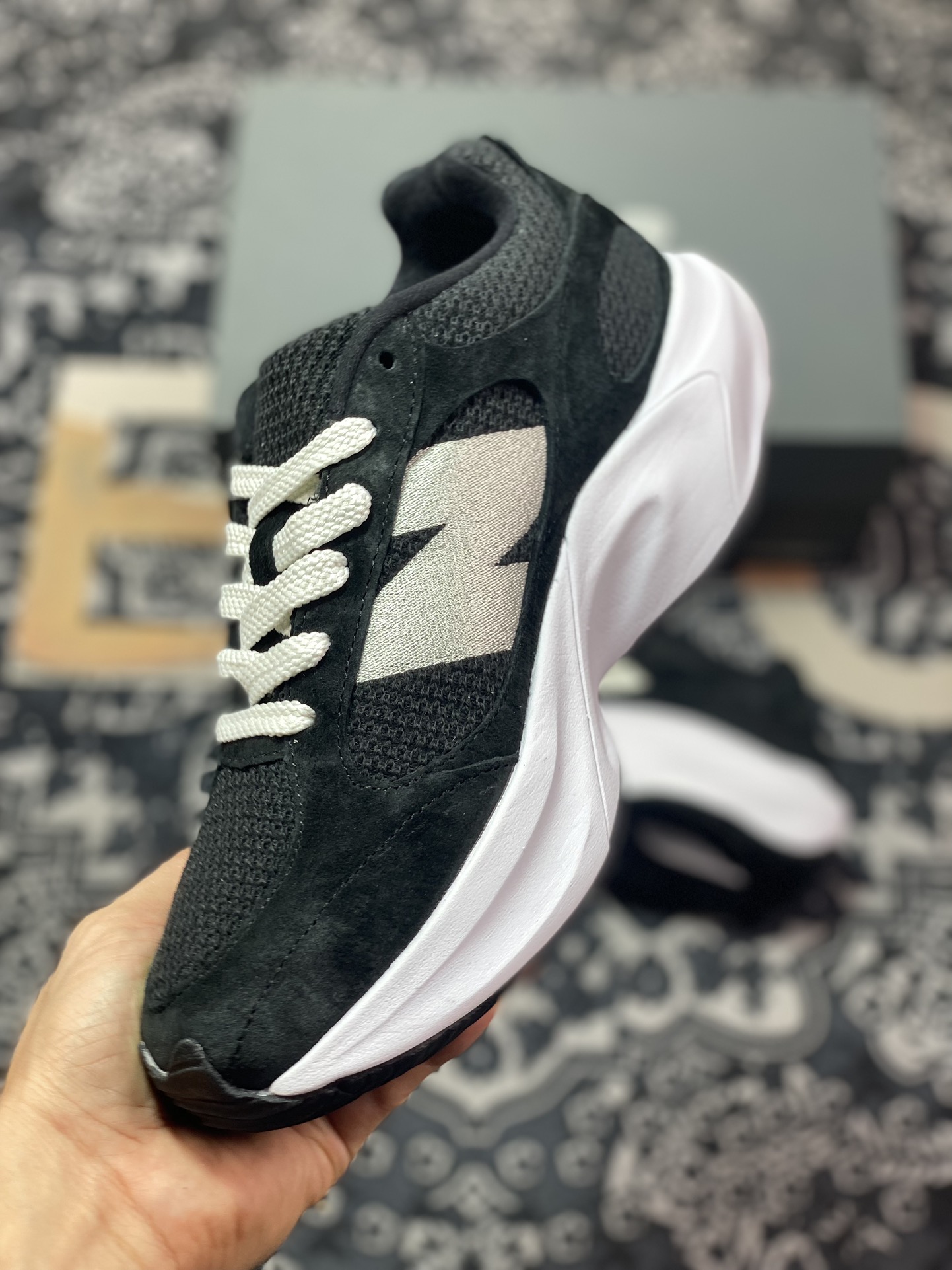 240 New Balance WRPD Runner"BlackWhite"动感跑系列低帮跑步鞋“麂皮黑白”UWRPDBBA