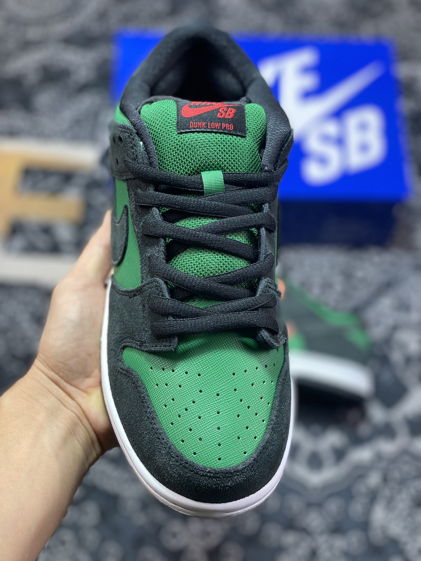 220 Nike  Dunk SB Low Pine Green Black 黑绿 低帮休闲运动板鞋 313170-306