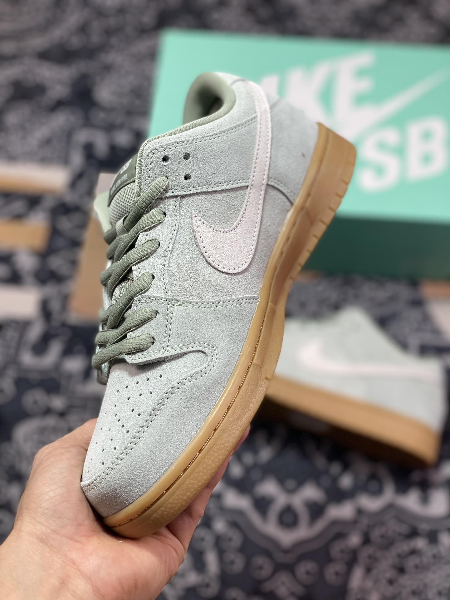 220 NIKE SB Dunk Low Pro"Horizon Green" 豆沙绿 出品 BQ6817-300