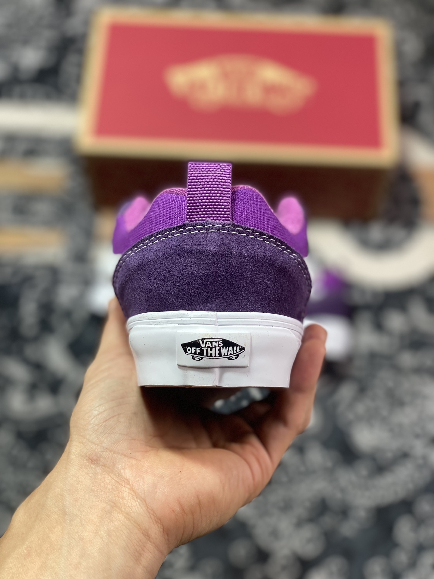 150  Vans Classics Knu Skool 范斯官方 帝王紫面包鞋