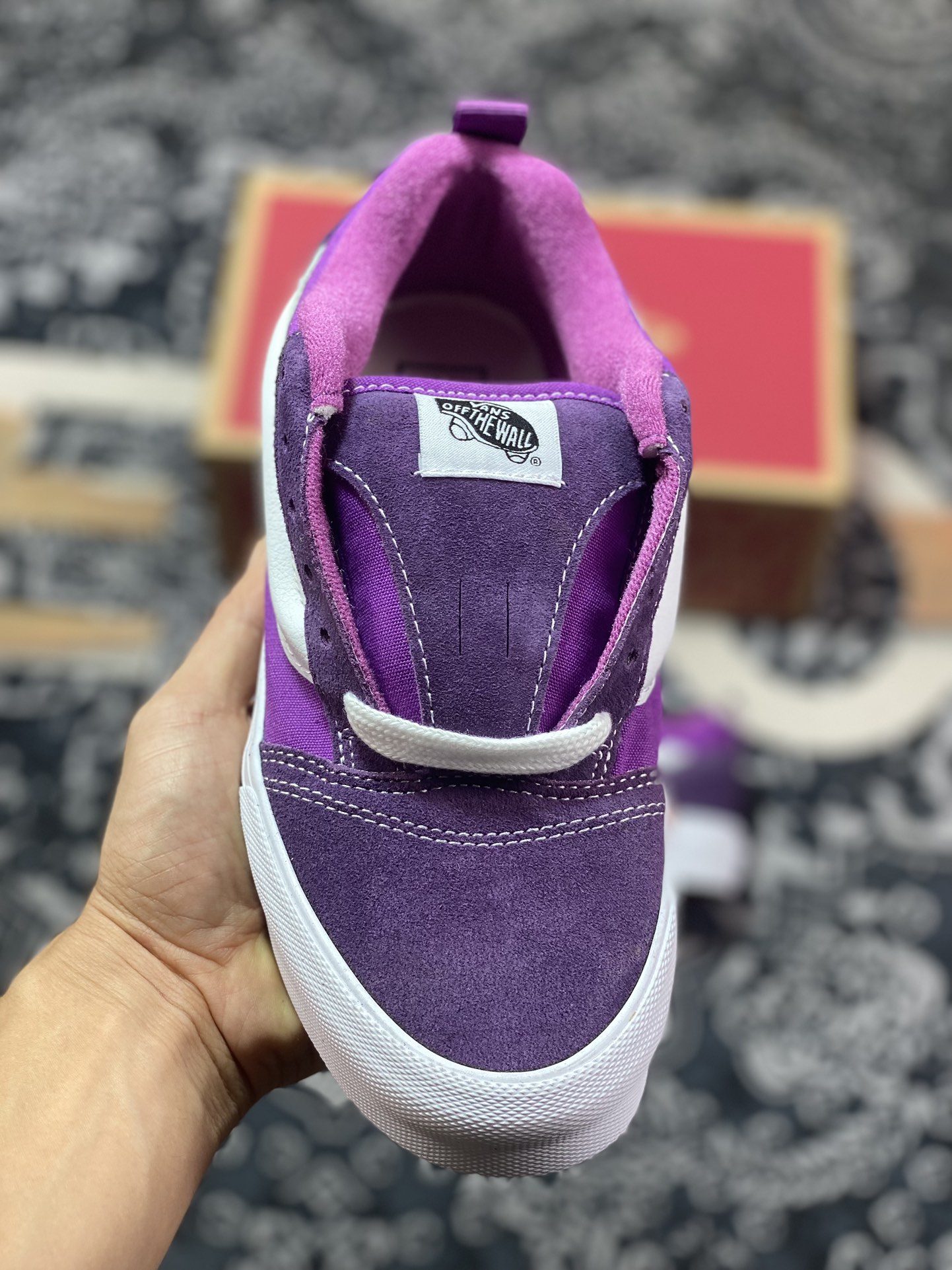 150  Vans Classics Knu Skool 范斯官方 帝王紫面包鞋