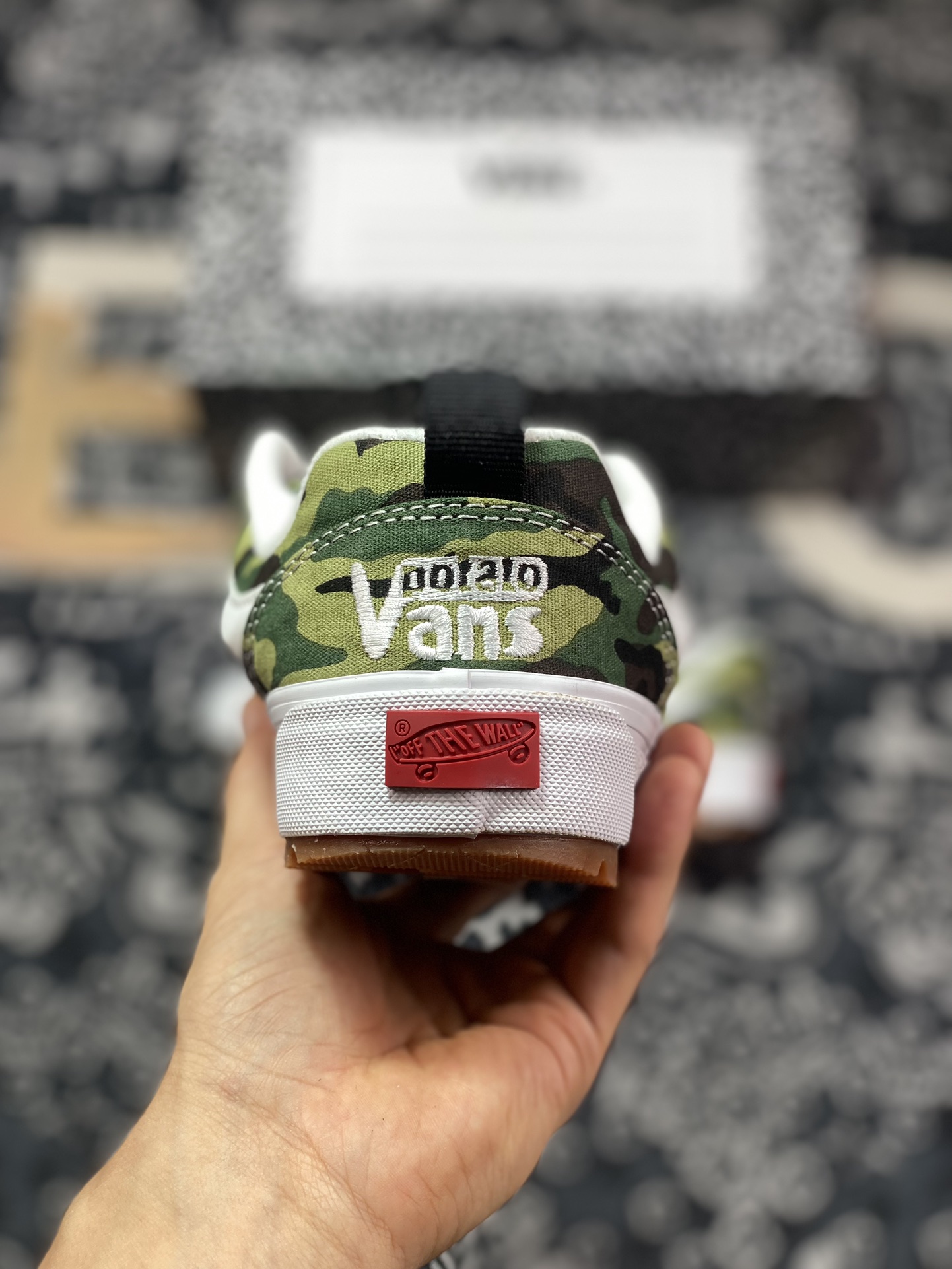 170  独家齿轮大底 VANS x Imran Potato H2023联名款 土豆vans knu skool 立体大Logo迷彩面包鞋