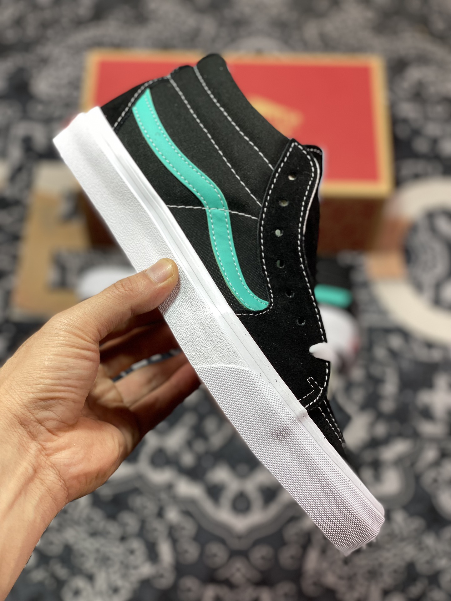 140  Vans SK8-Mid 糖果绿黑绿 范斯官方 VN0A3WM34FV