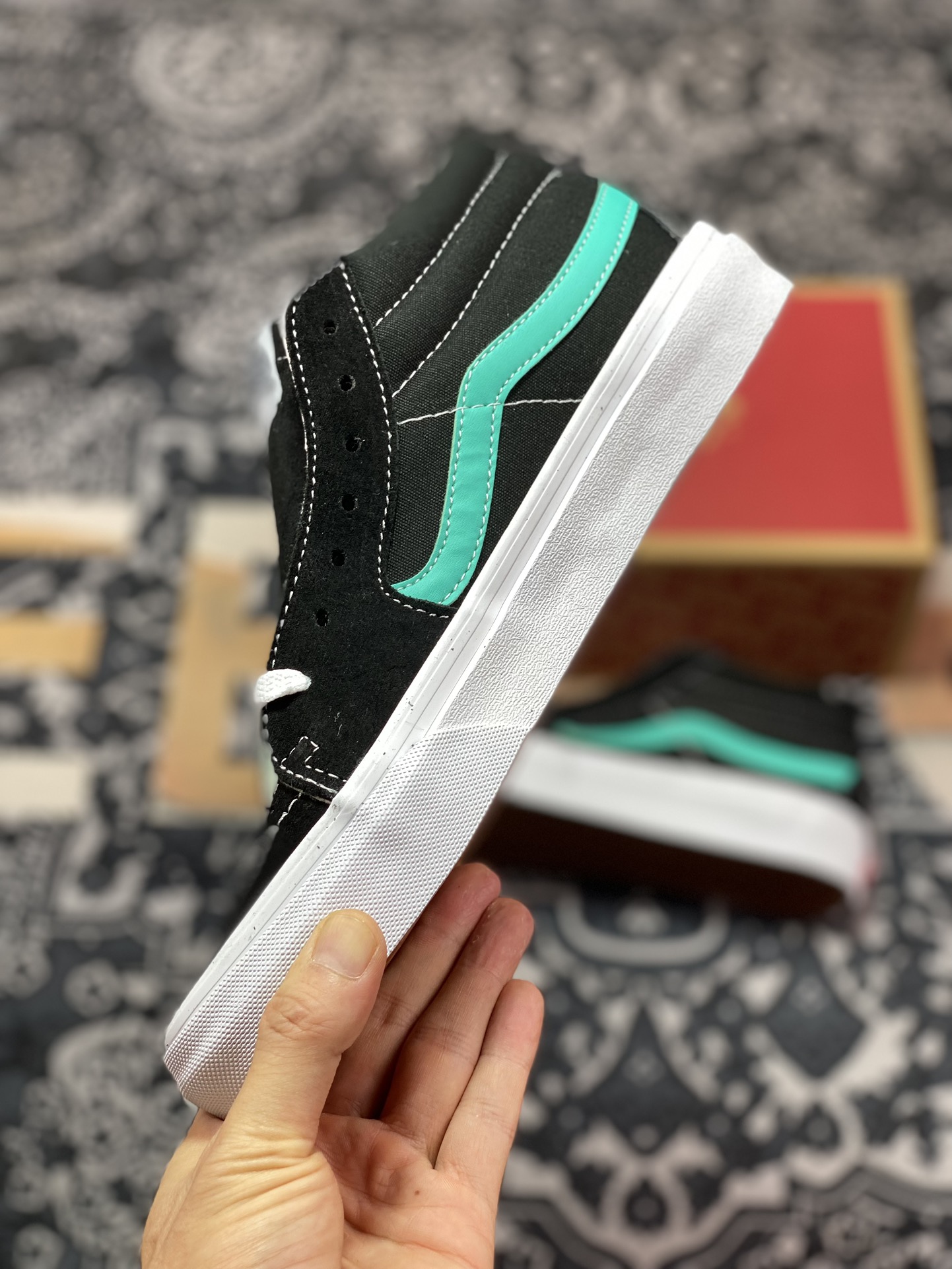 140  Vans SK8-Mid 糖果绿黑绿 范斯官方 VN0A3WM34FV