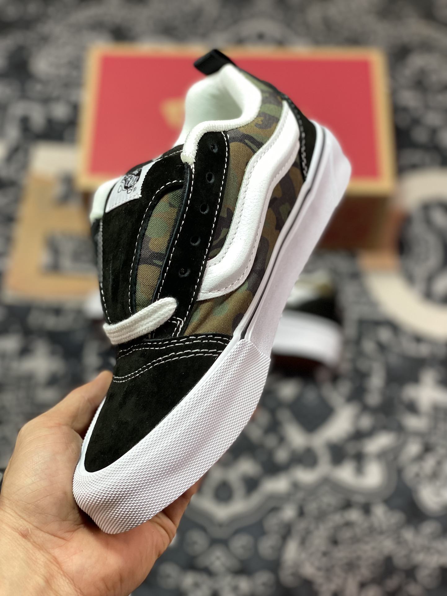 150  Vans Classics Knu Skool 面包鞋 范斯官方 迷彩面包鞋