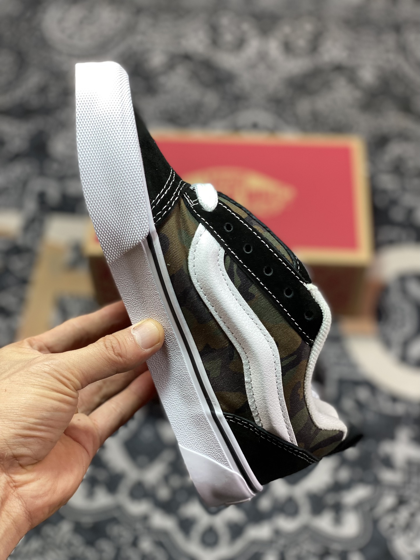 150  Vans Classics Knu Skool 面包鞋 范斯官方 迷彩面包鞋