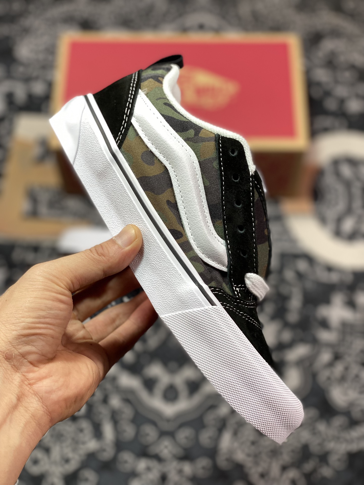 150  Vans Classics Knu Skool 面包鞋 范斯官方 迷彩面包鞋