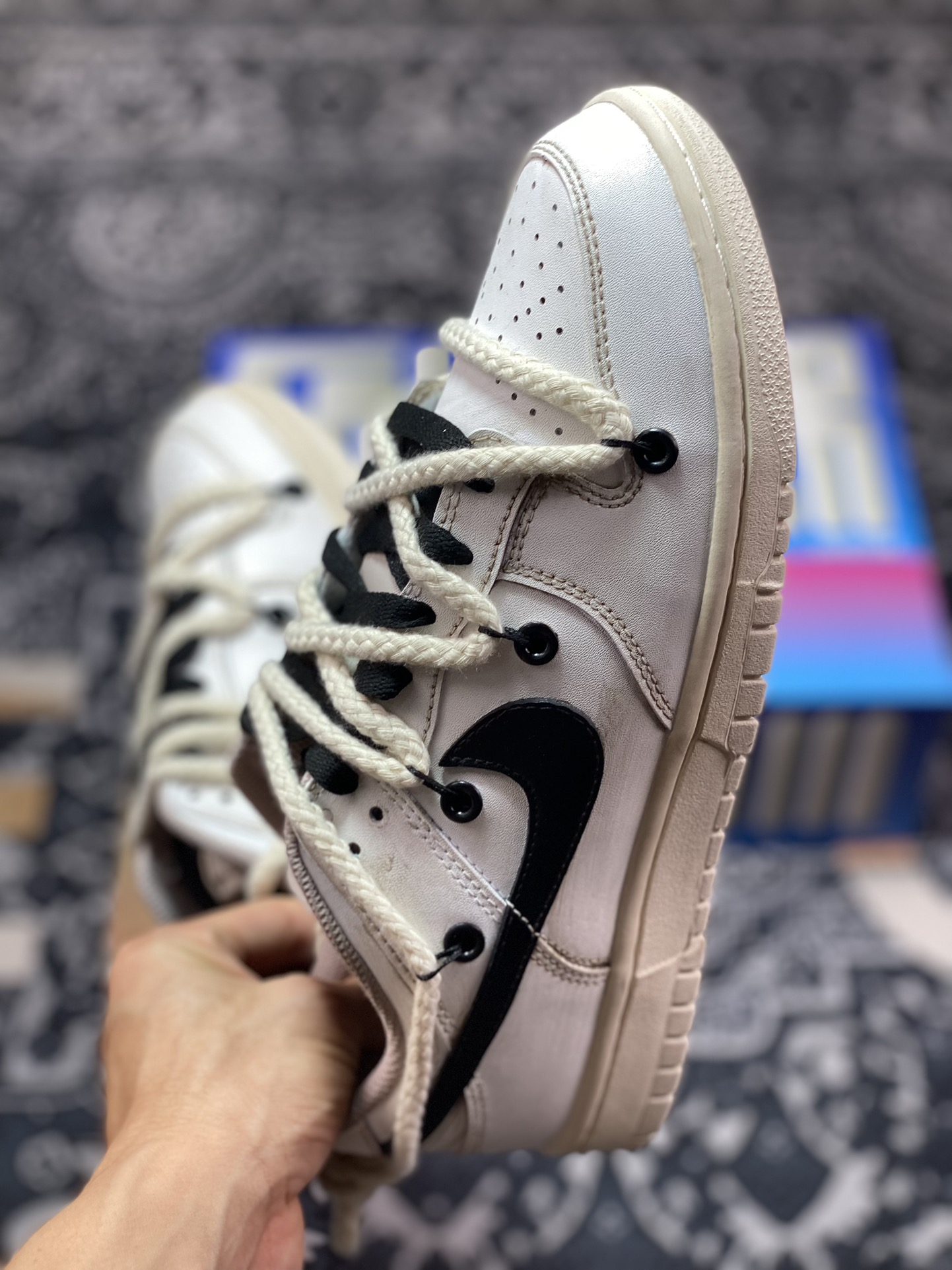 240 独家出货NK SB Dunk Low 解构抽绳绑带低帮滑板鞋 DJ6188-101