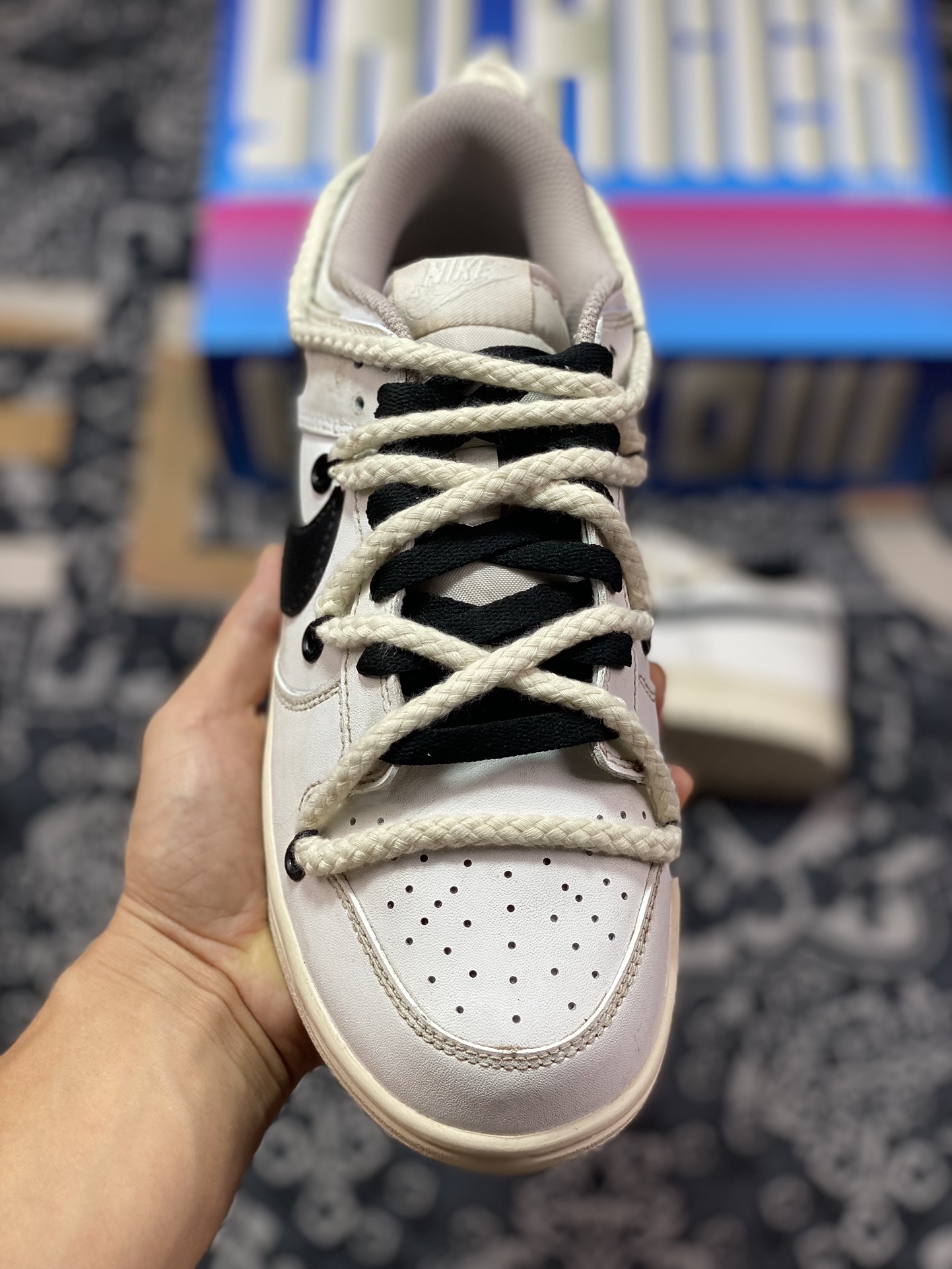 240 独家出货NK SB Dunk Low 解构抽绳绑带低帮滑板鞋 DJ6188-101