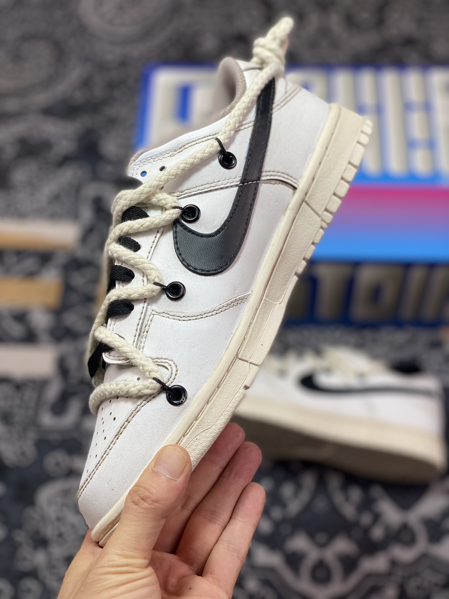 240 独家出货NK SB Dunk Low 解构抽绳绑带低帮滑板鞋 DJ6188-101