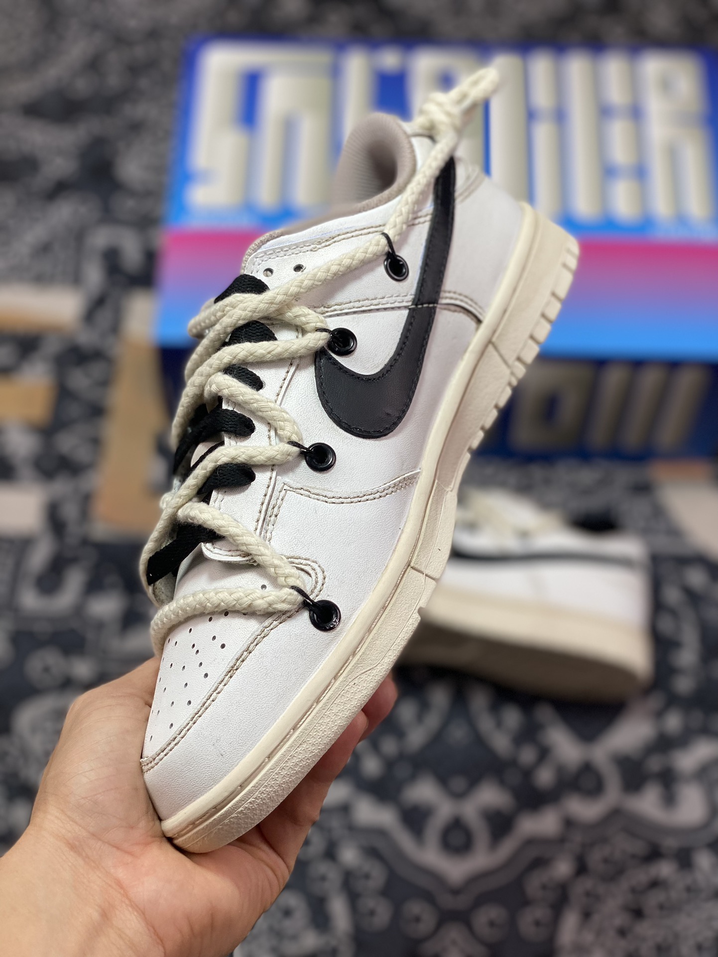 240 独家出货NK SB Dunk Low 解构抽绳绑带低帮滑板鞋 DJ6188-101