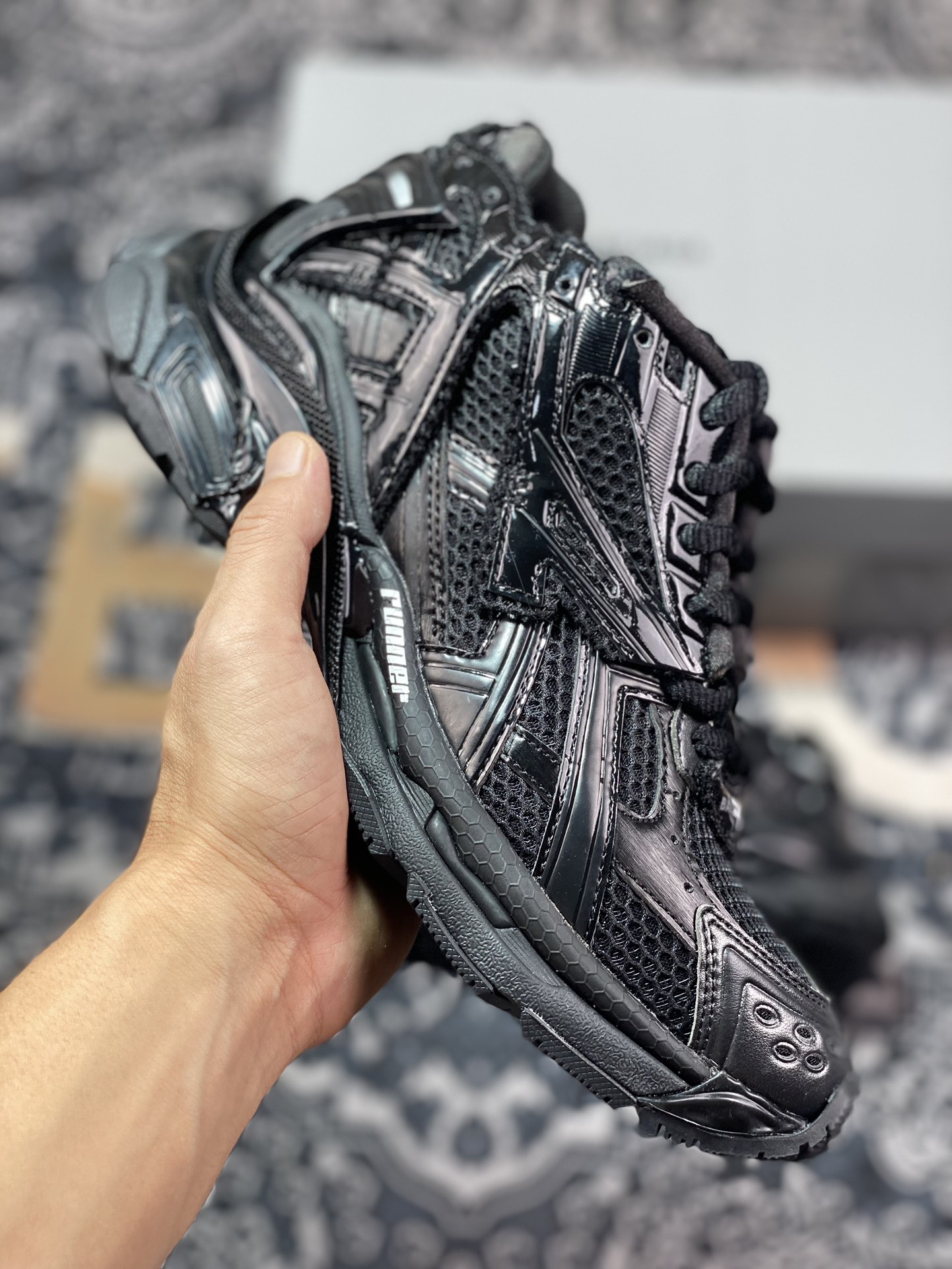 480 Balenciaga 巴黎世家 Runner 破坏风 手工做旧款复古老爹鞋