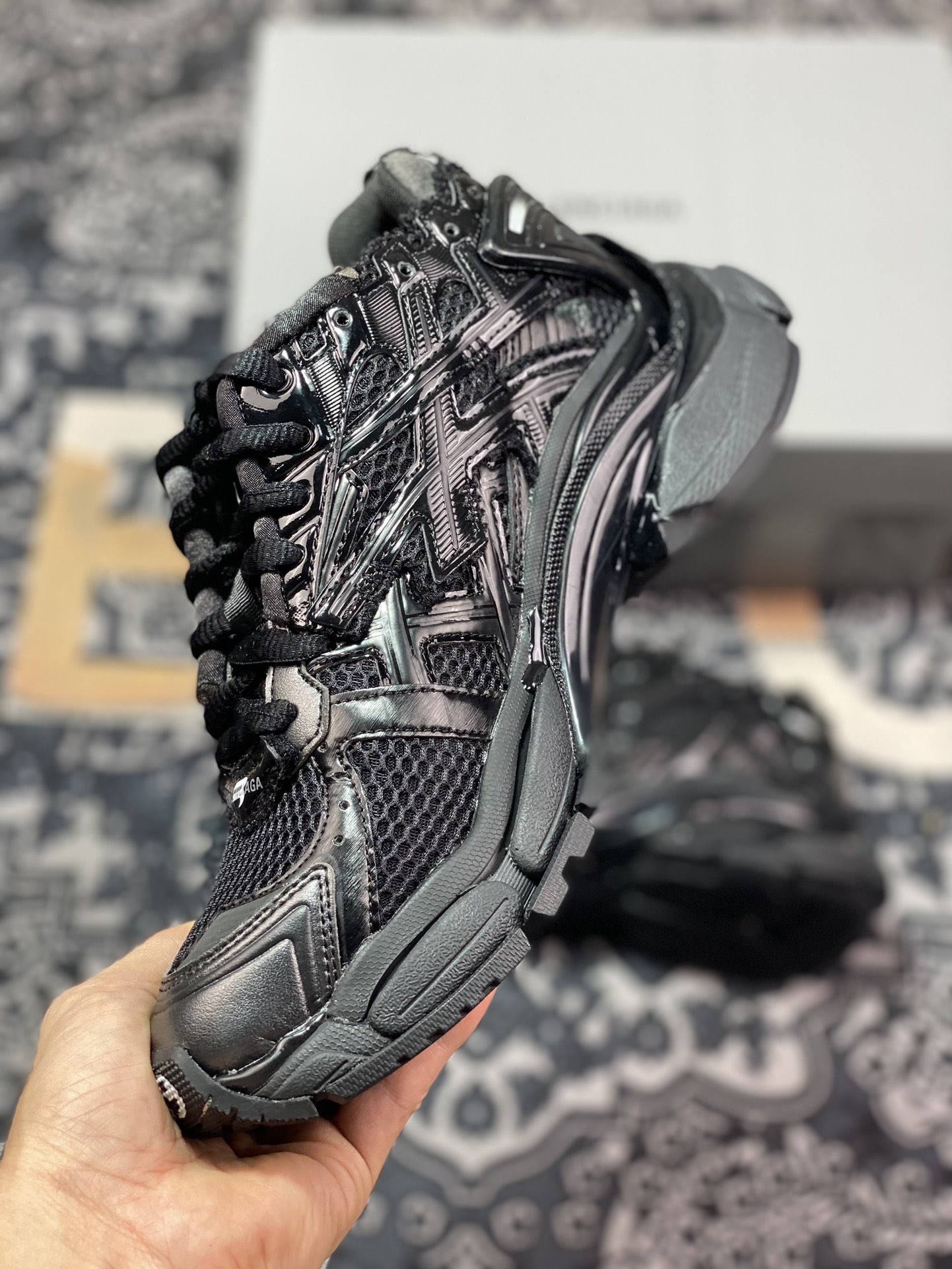 480 Balenciaga 巴黎世家 Runner 破坏风 手工做旧款复古老爹鞋