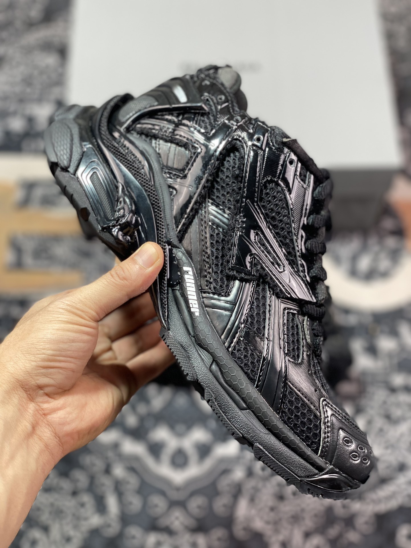 480 Balenciaga 巴黎世家 Runner 破坏风 手工做旧款复古老爹鞋