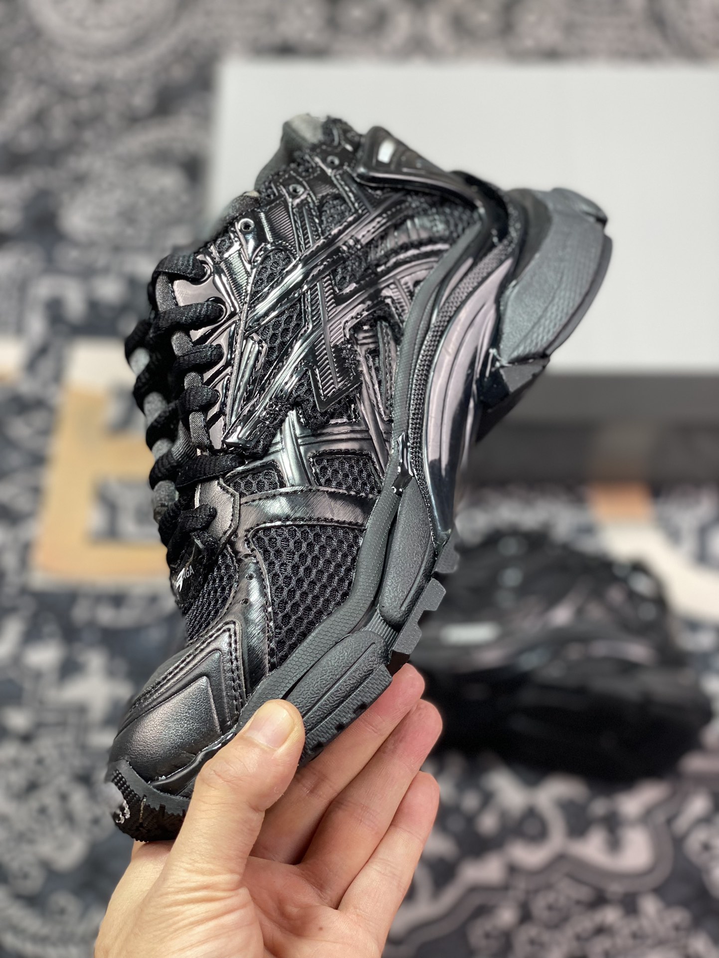 480 Balenciaga 巴黎世家 Runner 破坏风 手工做旧款复古老爹鞋