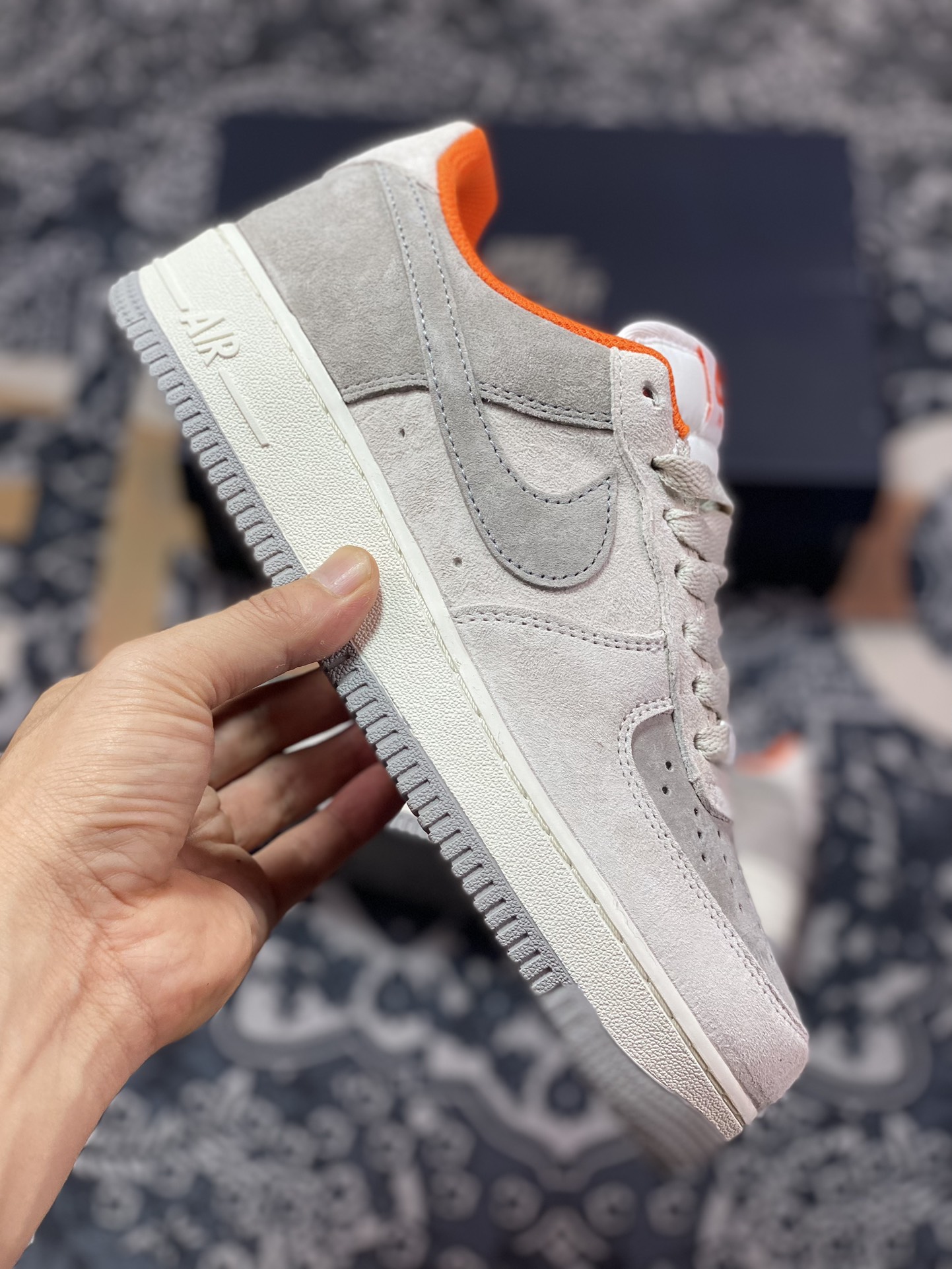 260 Air Force 1 '07 Low 灰橙麂皮 CQ5059-102