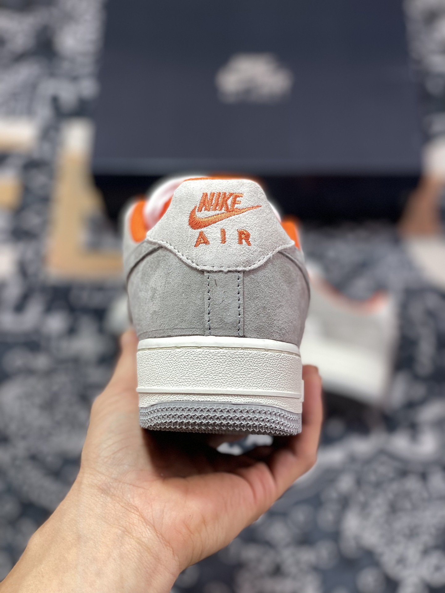 260 Air Force 1 '07 Low 灰橙麂皮 CQ5059-102