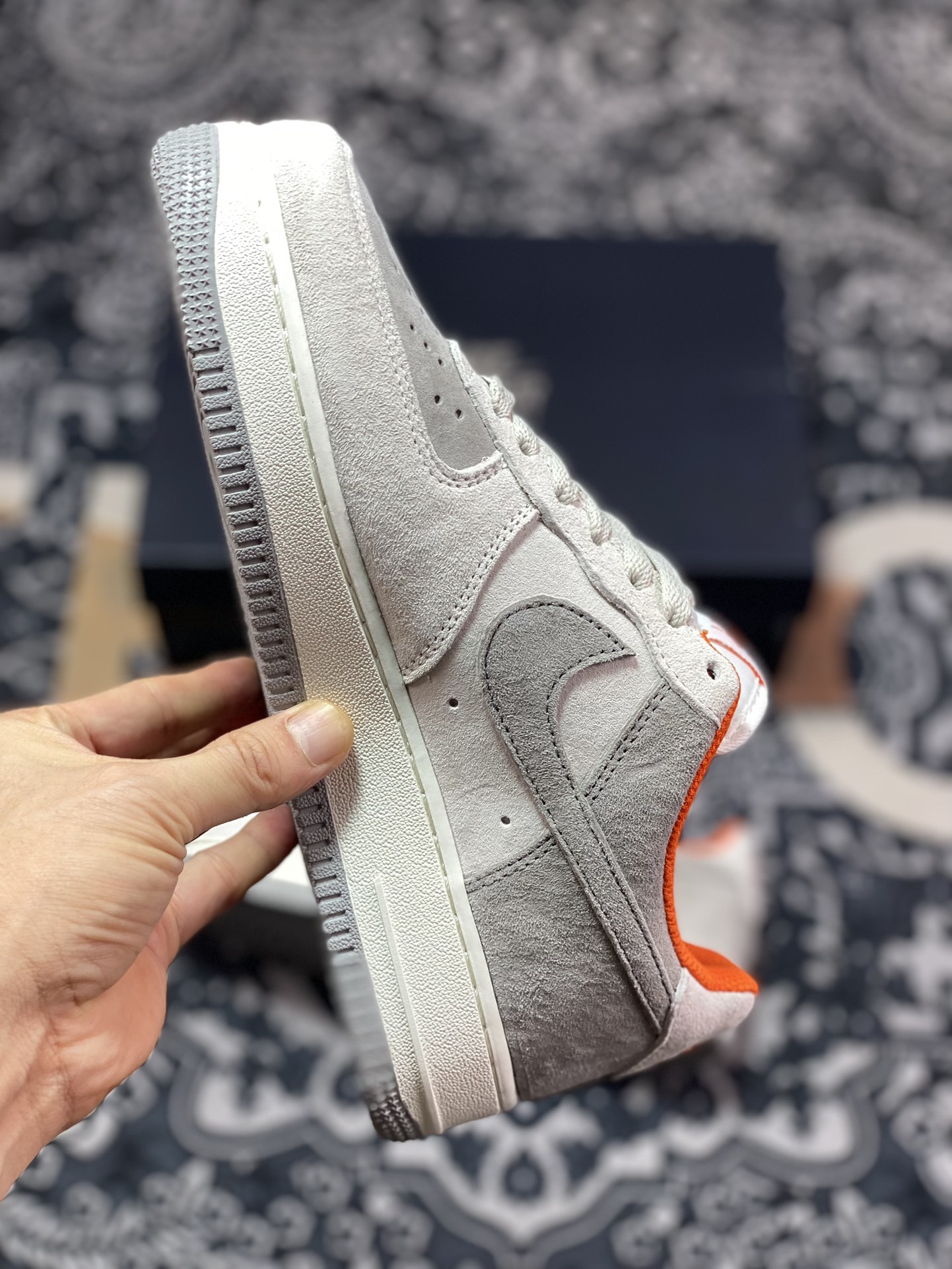 260 Air Force 1 '07 Low 灰橙麂皮 CQ5059-102