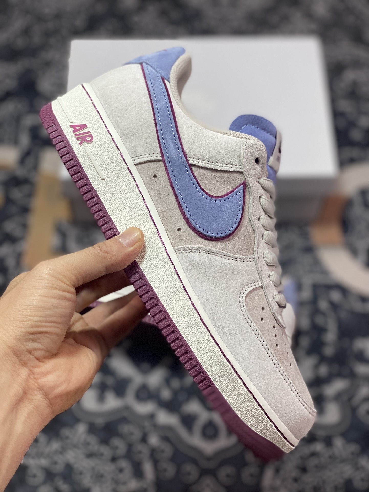 220 Nike Air Force 1 Low 07 大友克洋灰蓝空军一号低帮休闲板鞋 NT9988-618