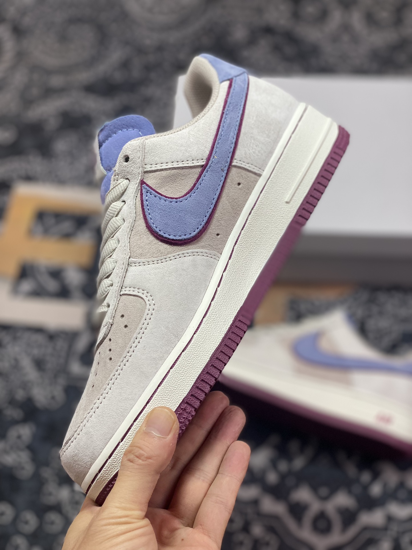 220 Nike Air Force 1 Low 07 大友克洋灰蓝空军一号低帮休闲板鞋 NT9988-618