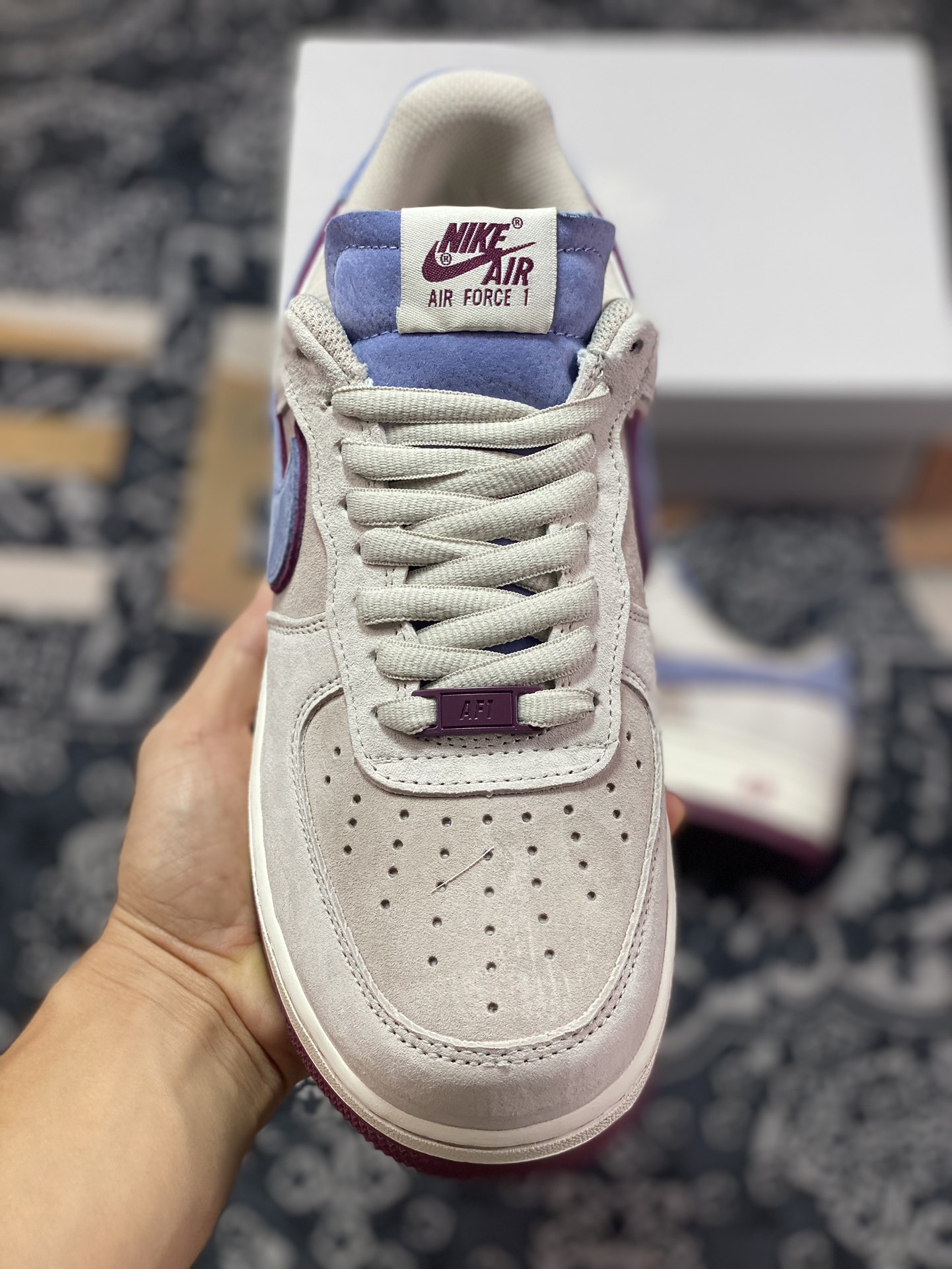 220 Nike Air Force 1 Low 07 大友克洋灰蓝空军一号低帮休闲板鞋 NT9988-618