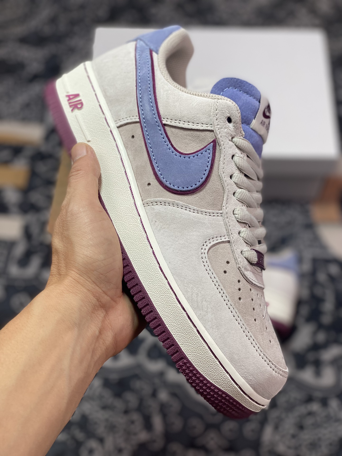 220 Nike Air Force 1 Low 07 大友克洋灰蓝空军一号低帮休闲板鞋 NT9988-618