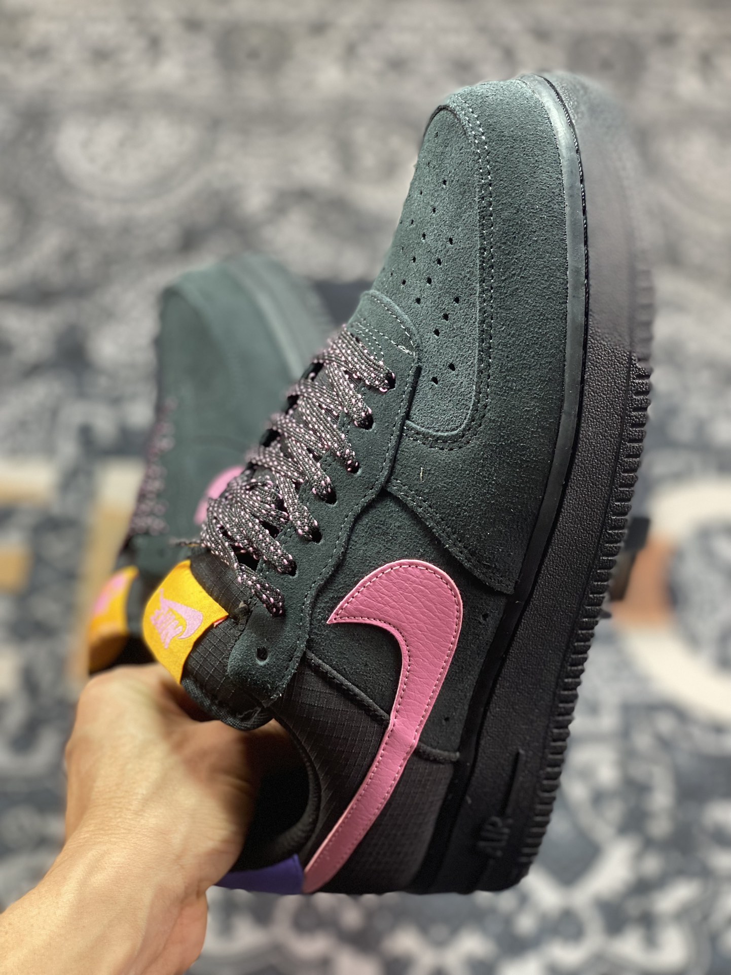 240 Air Force 1 '07 Low 黑粉 CD0887-001