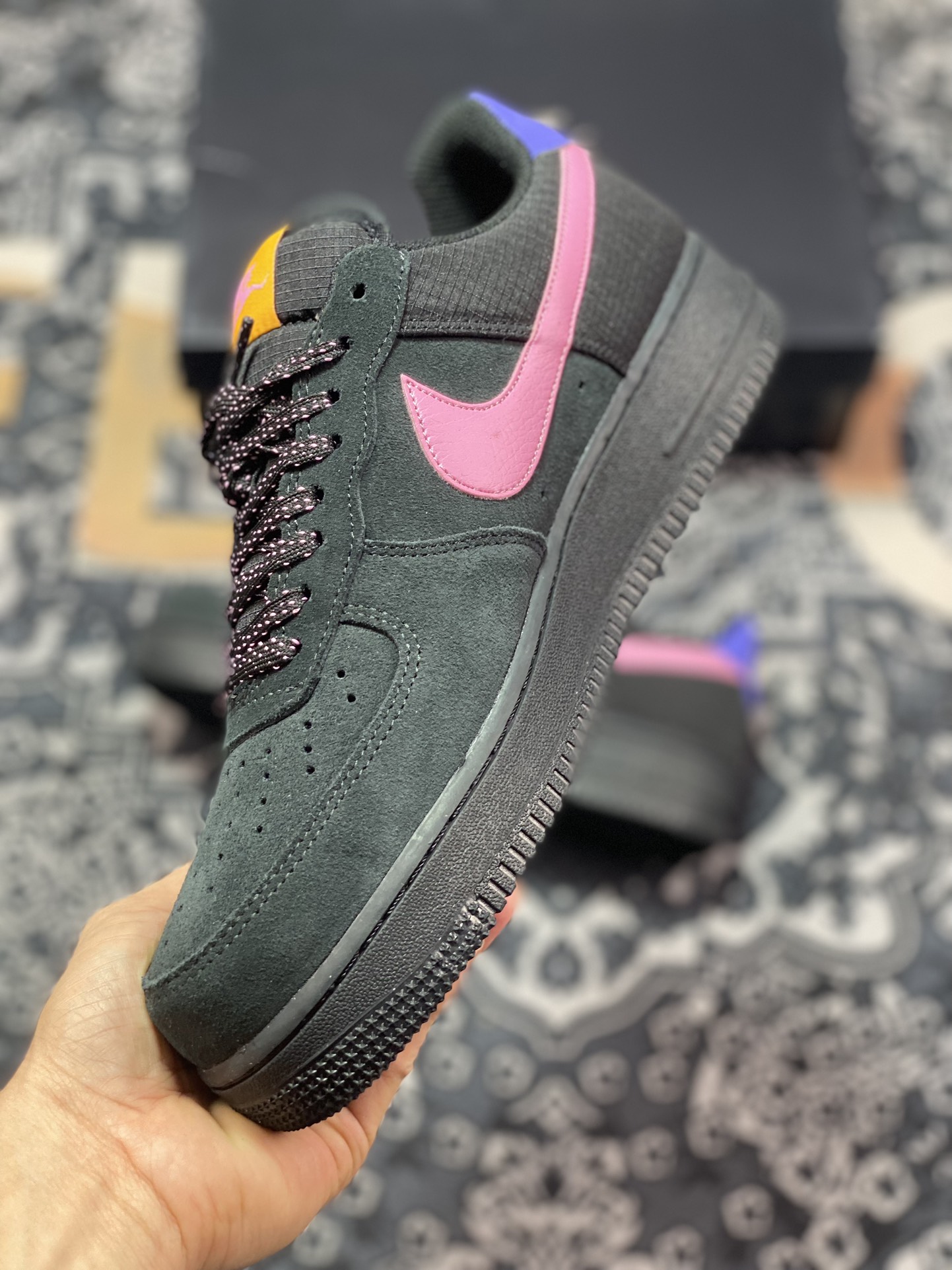 240 Air Force 1 '07 Low 黑粉 CD0887-001