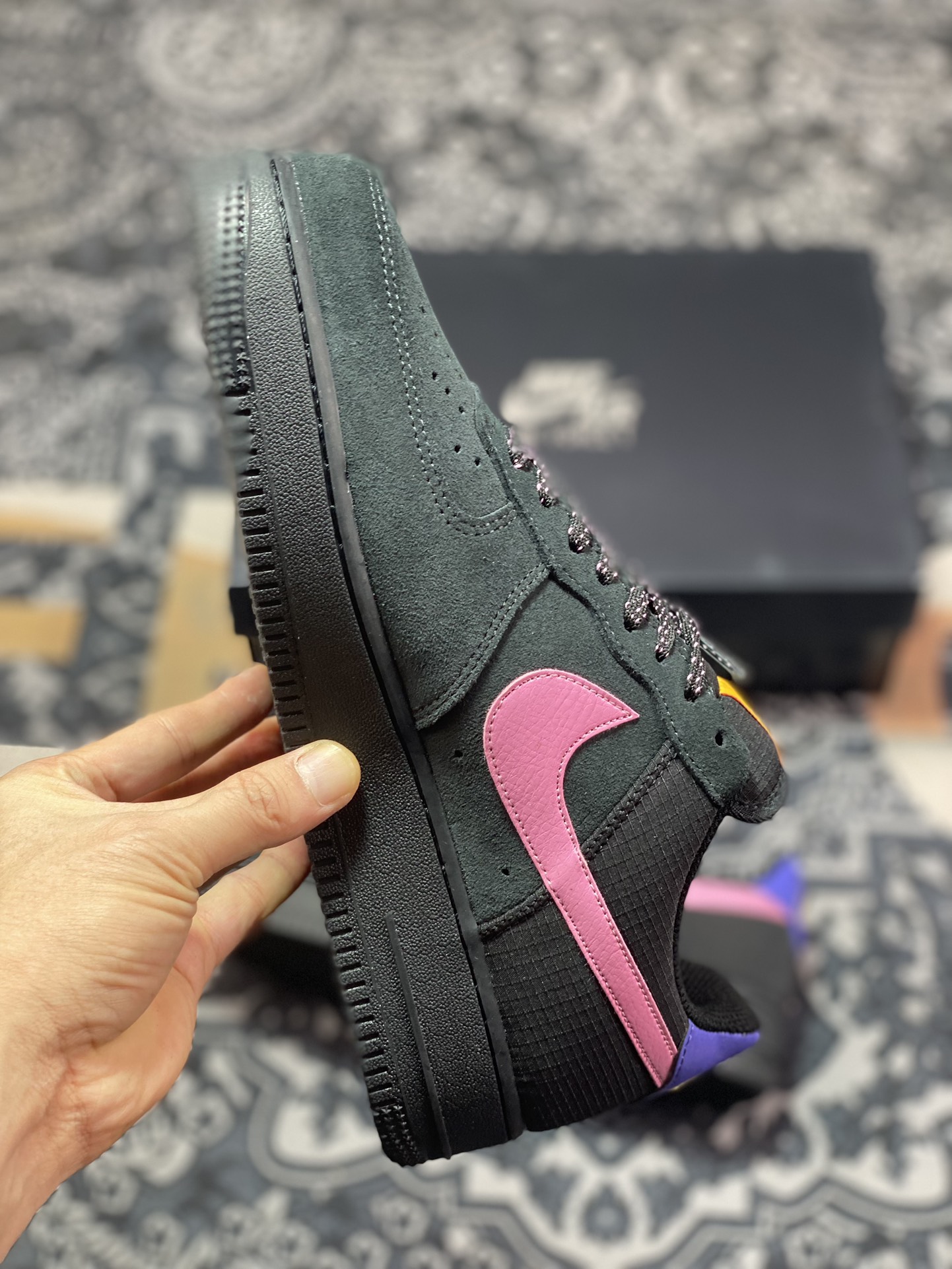 240 Air Force 1 '07 Low 黑粉 CD0887-001