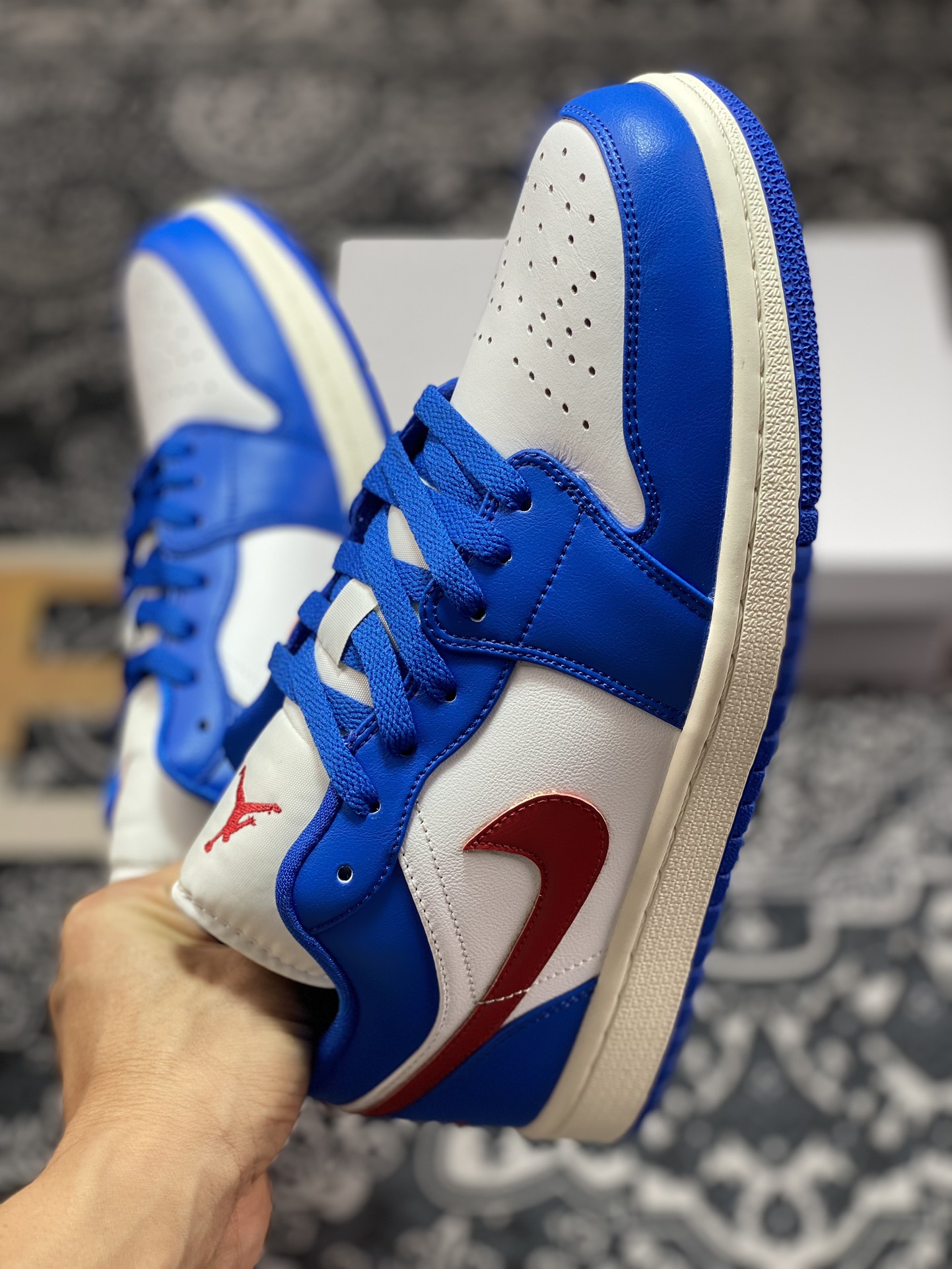 200 Air Jordan 1 Low 白蓝红 DC0774-416