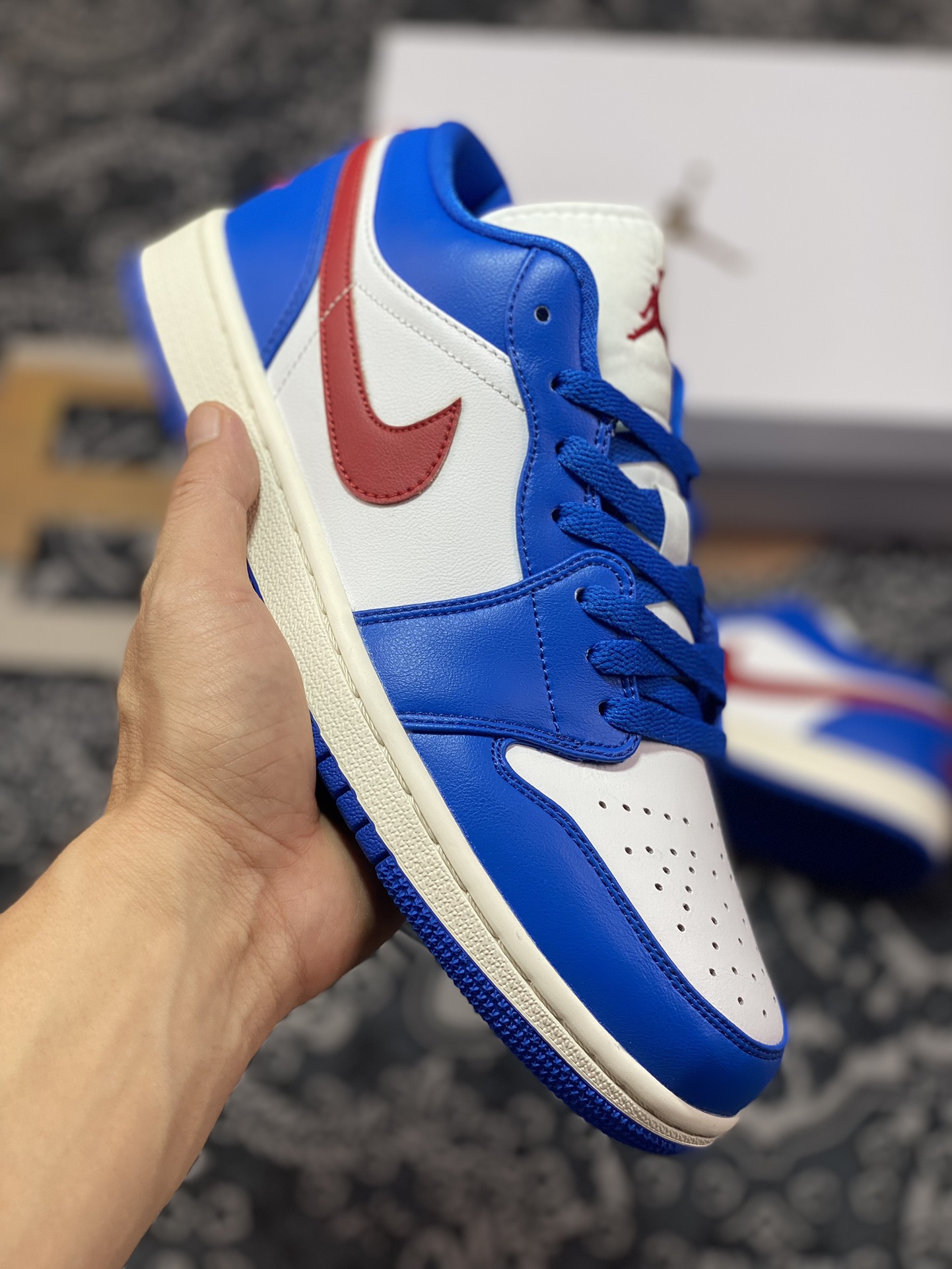 200 Air Jordan 1 Low 白蓝红 DC0774-416