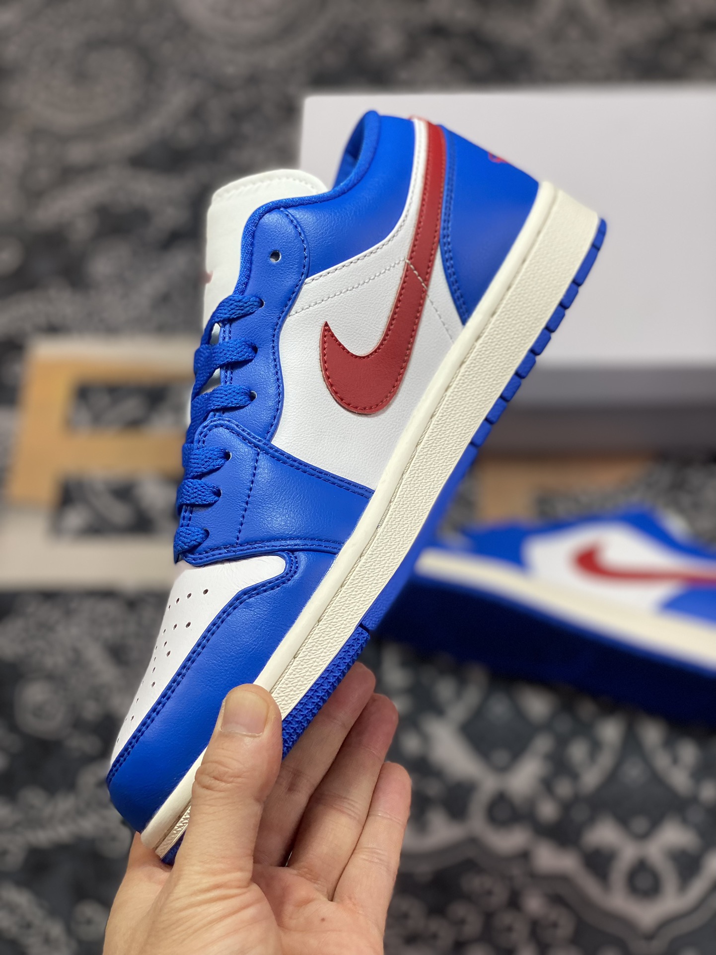 200 Air Jordan 1 Low 白蓝红 DC0774-416