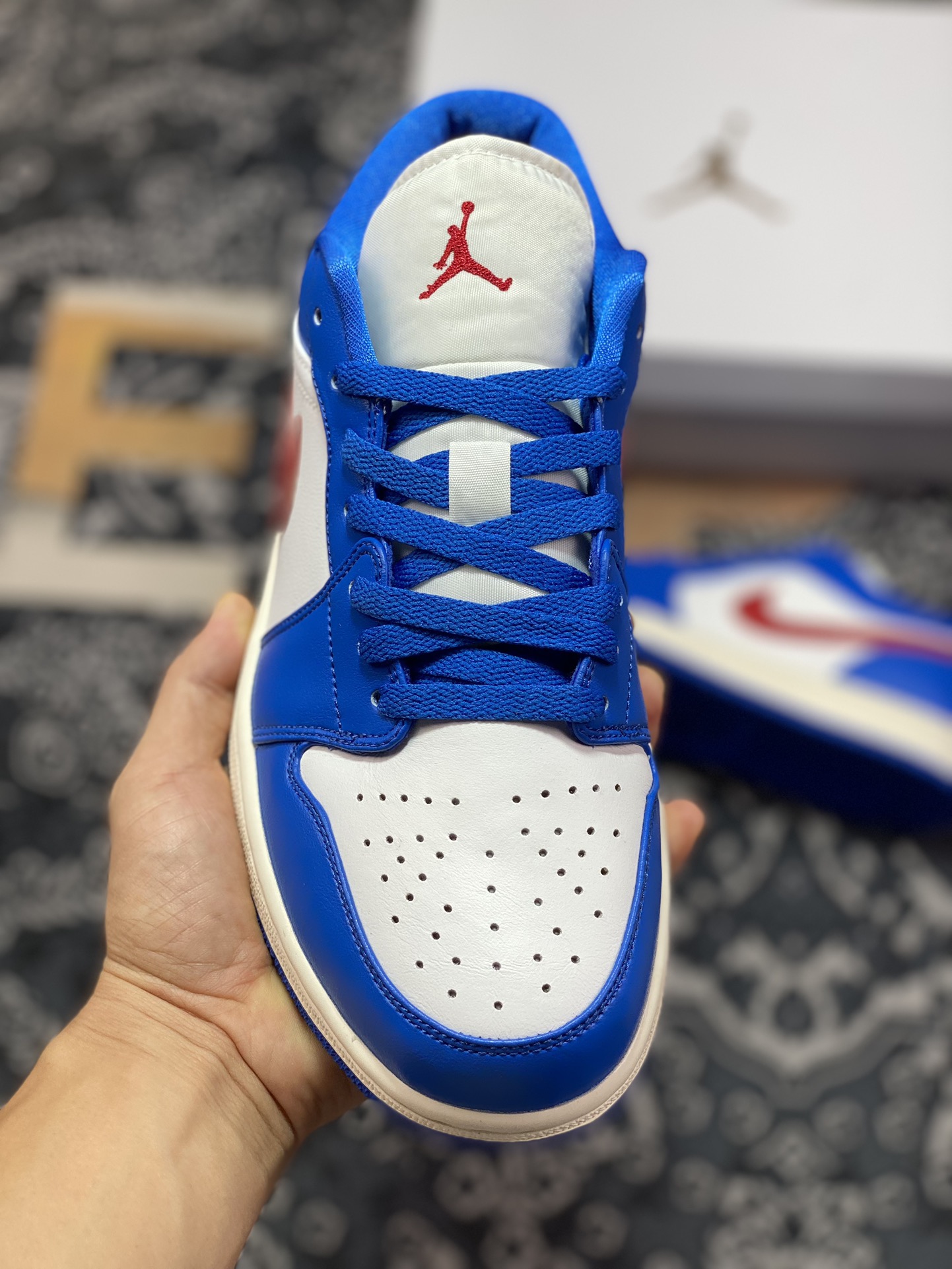 200 Air Jordan 1 Low 白蓝红 DC0774-416