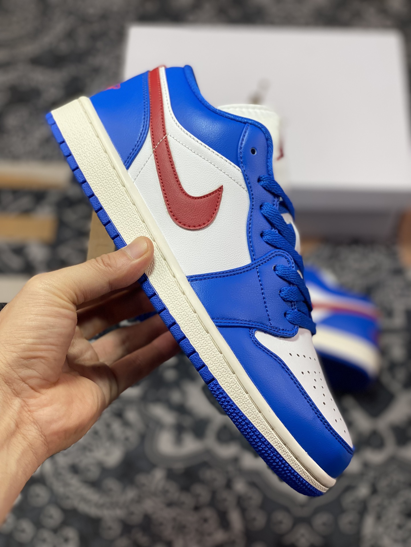 200 Air Jordan 1 Low 白蓝红 DC0774-416