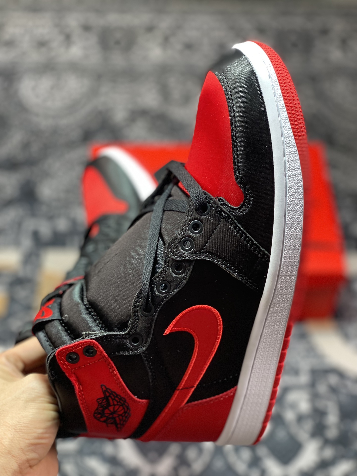 260 Air Jordan 1 High OG "Satin Bred" AJ1 乔1丝绸禁穿 FD4810-061