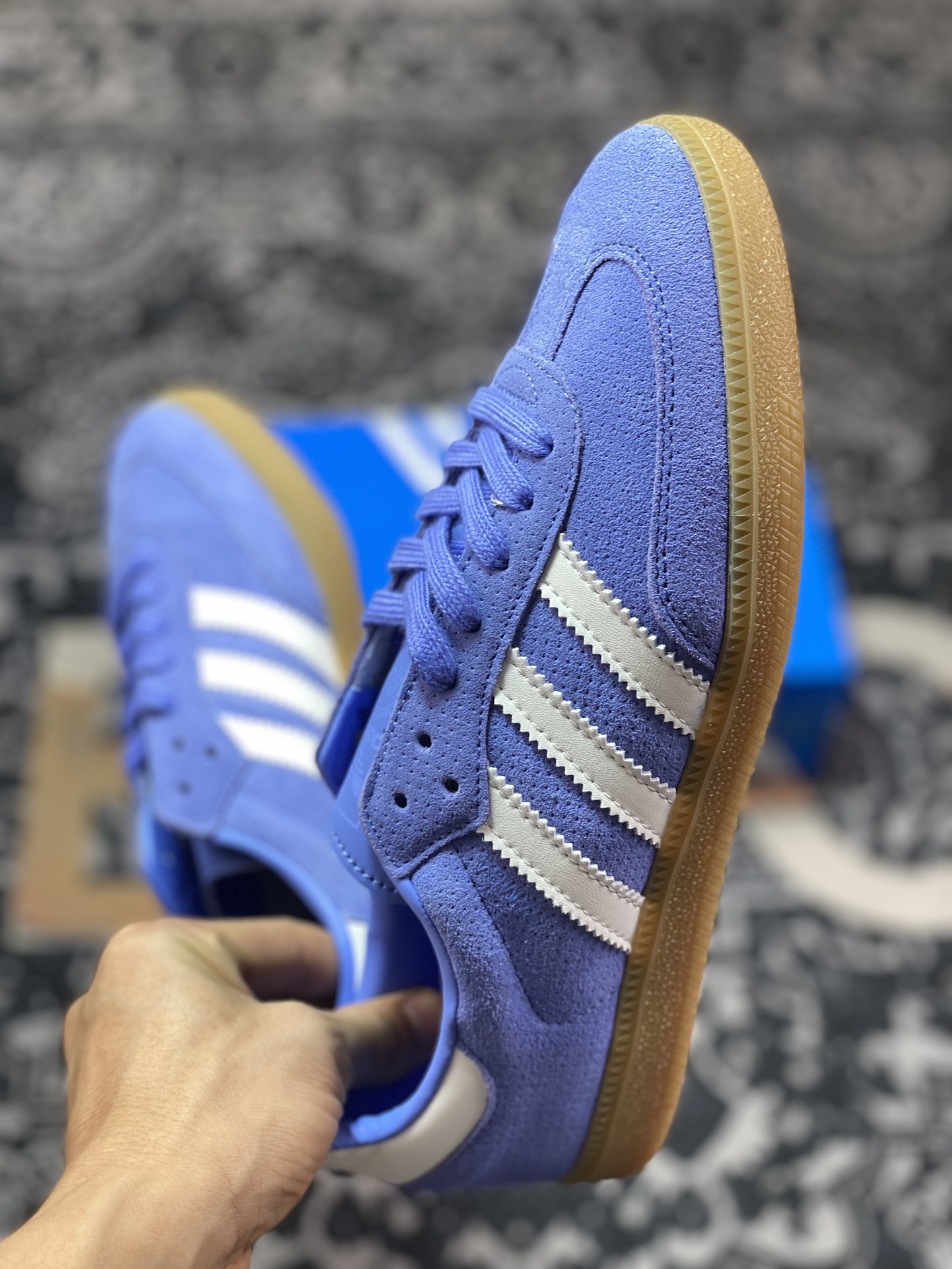 150 Adidas   Originals Samba OG 紫色 桑巴训练鞋 B44697