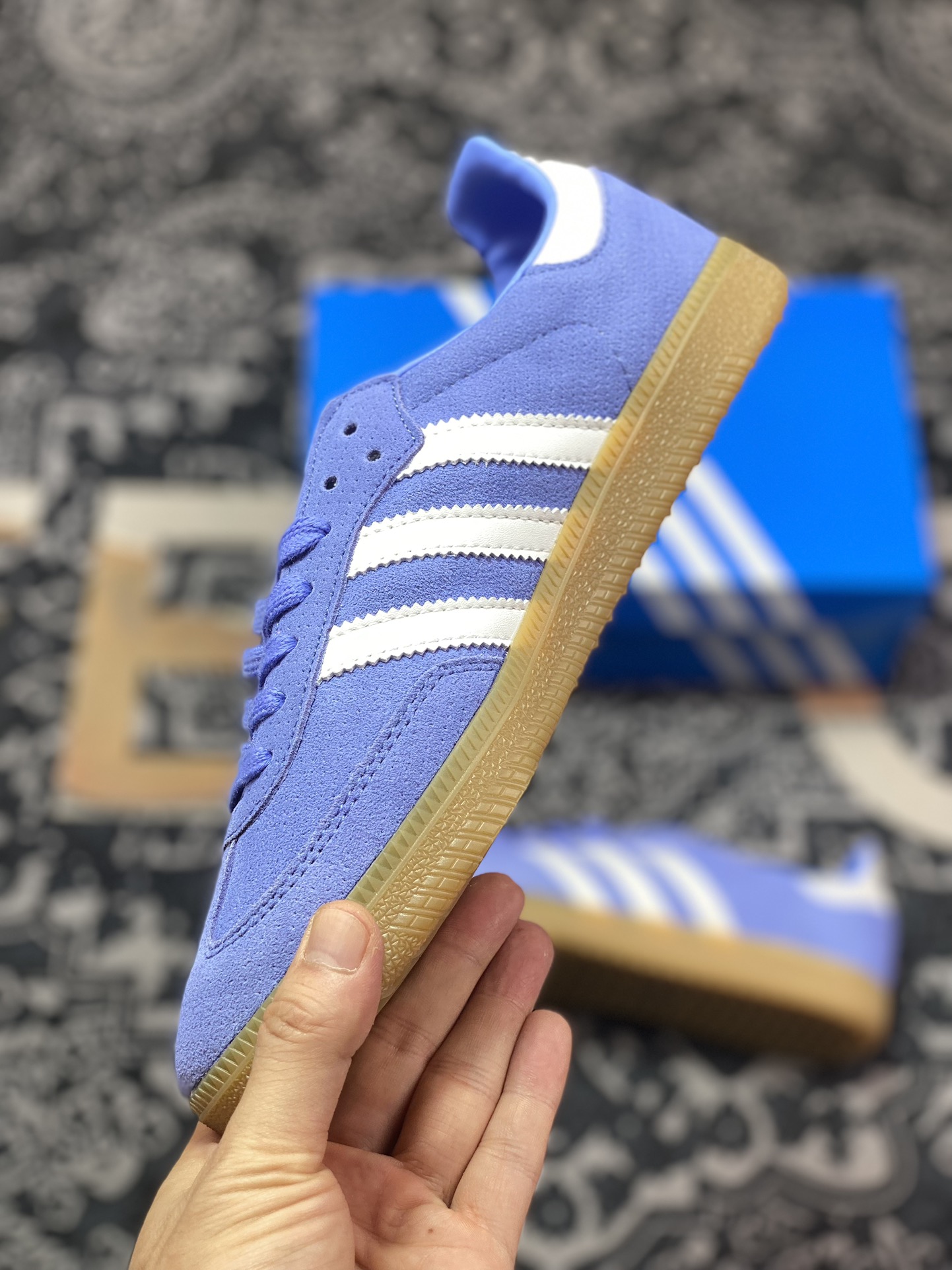 150 Adidas   Originals Samba OG 紫色 桑巴训练鞋 B44697