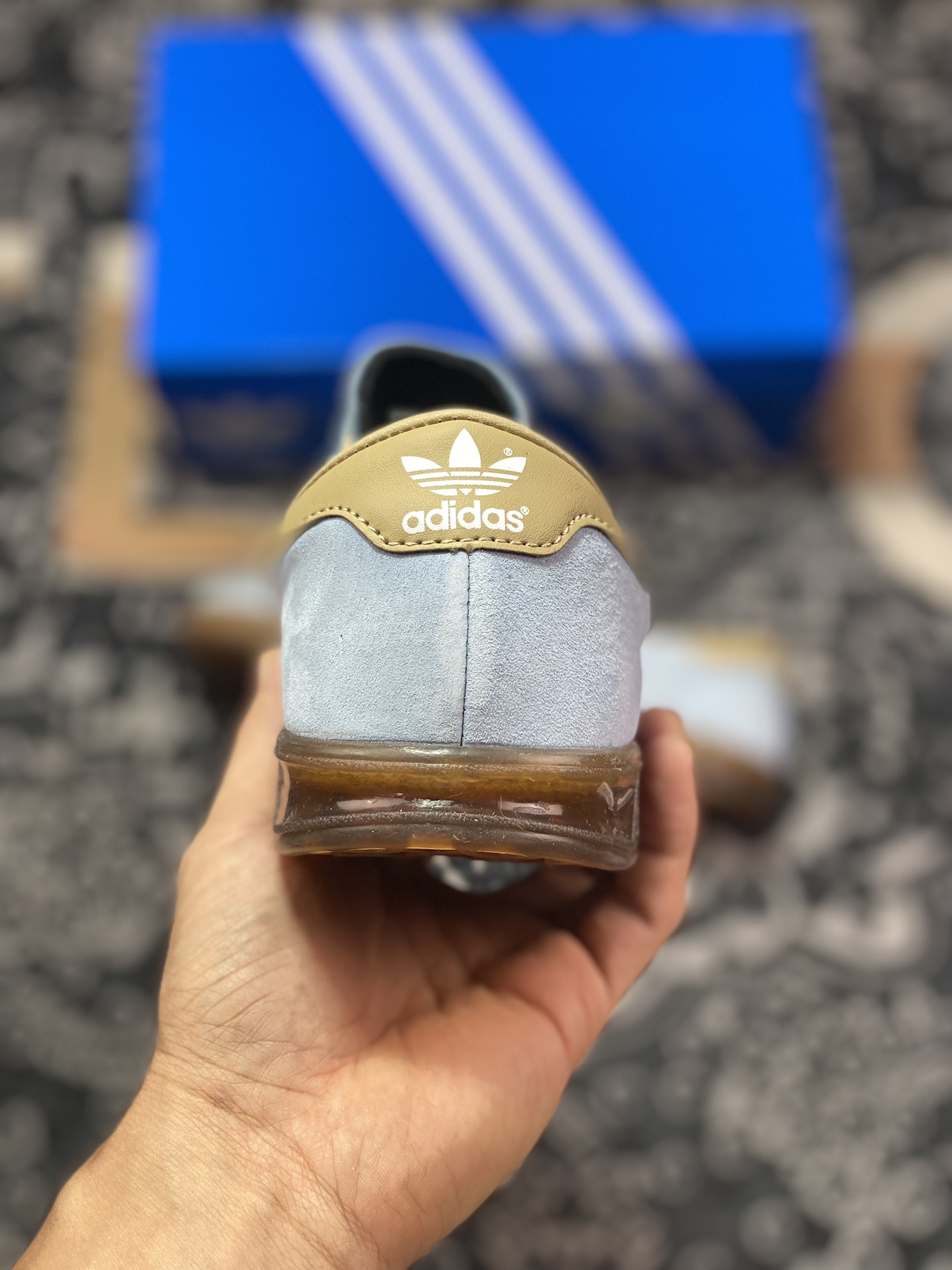 150 Adidas   Originals State Series 蓝棕经典防滑耐磨低帮训练板鞋 ID6963